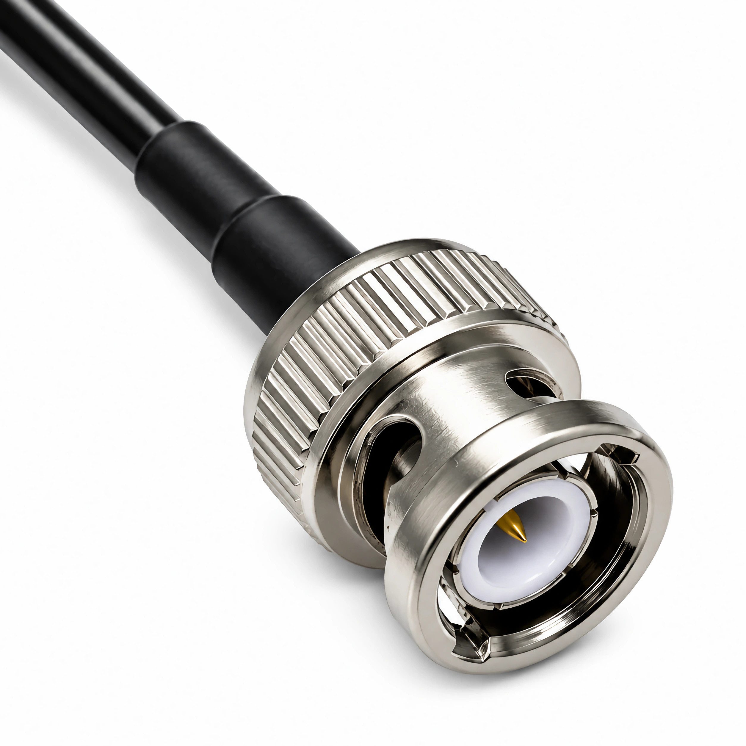 Bolwins A94 BNC auf 3,5 mm TS-Monoklinke RG174 Koaxialkabel 50 Ohm 100 cm Mess Audio-Kabel, BNC-Stecker (Male), 3,5 mm Mono-Klinkenstecker (TS, Male), Keine Kupplung (100 cm), 50-Ohm RG174, BNC auf 3,5 mm TS, 100 cm, flexibel, verlustarm, robust