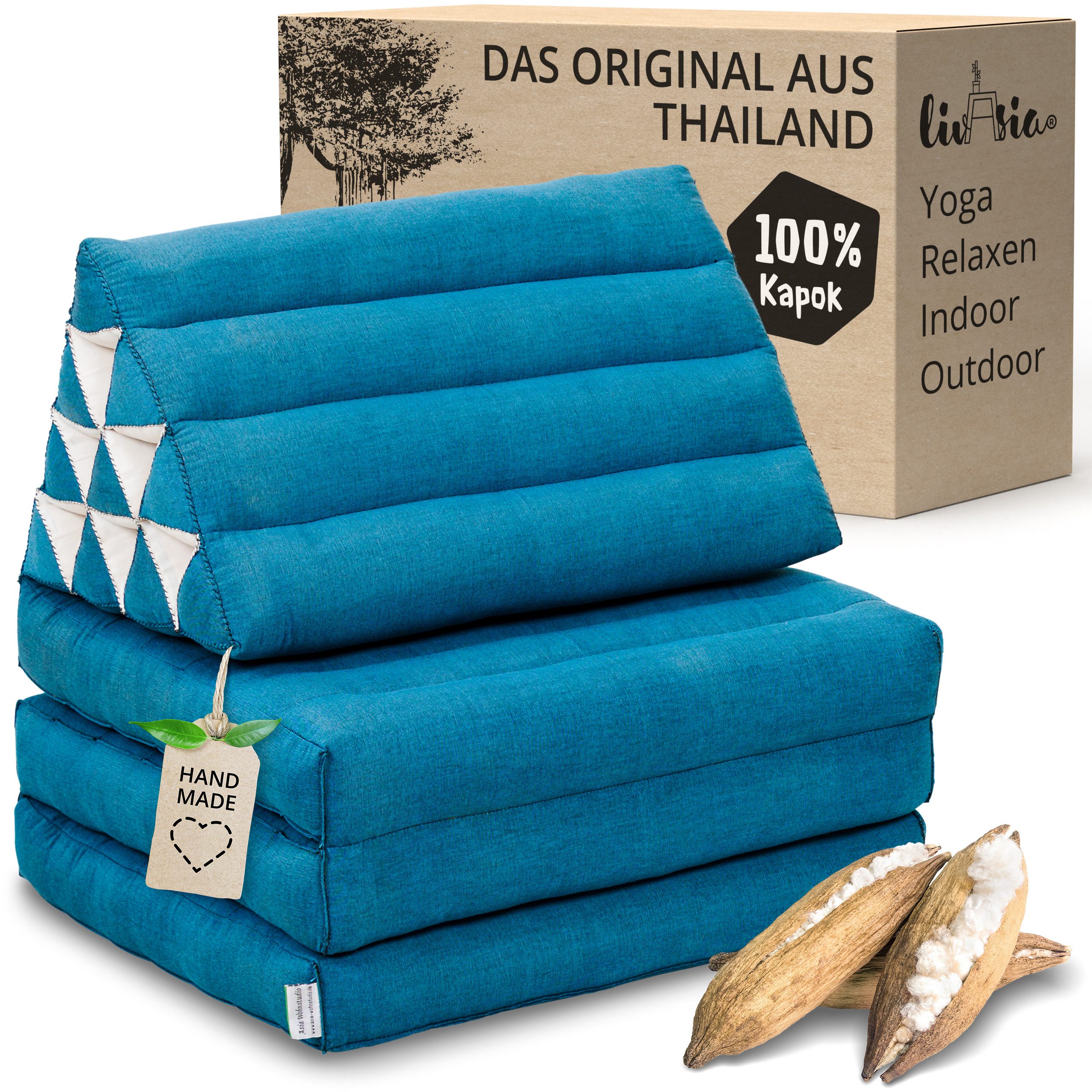 livasia Sitzsack Thaikissen 3 Auflagen (Basic) vegan und handgefertigt, 175 günstig online kaufen