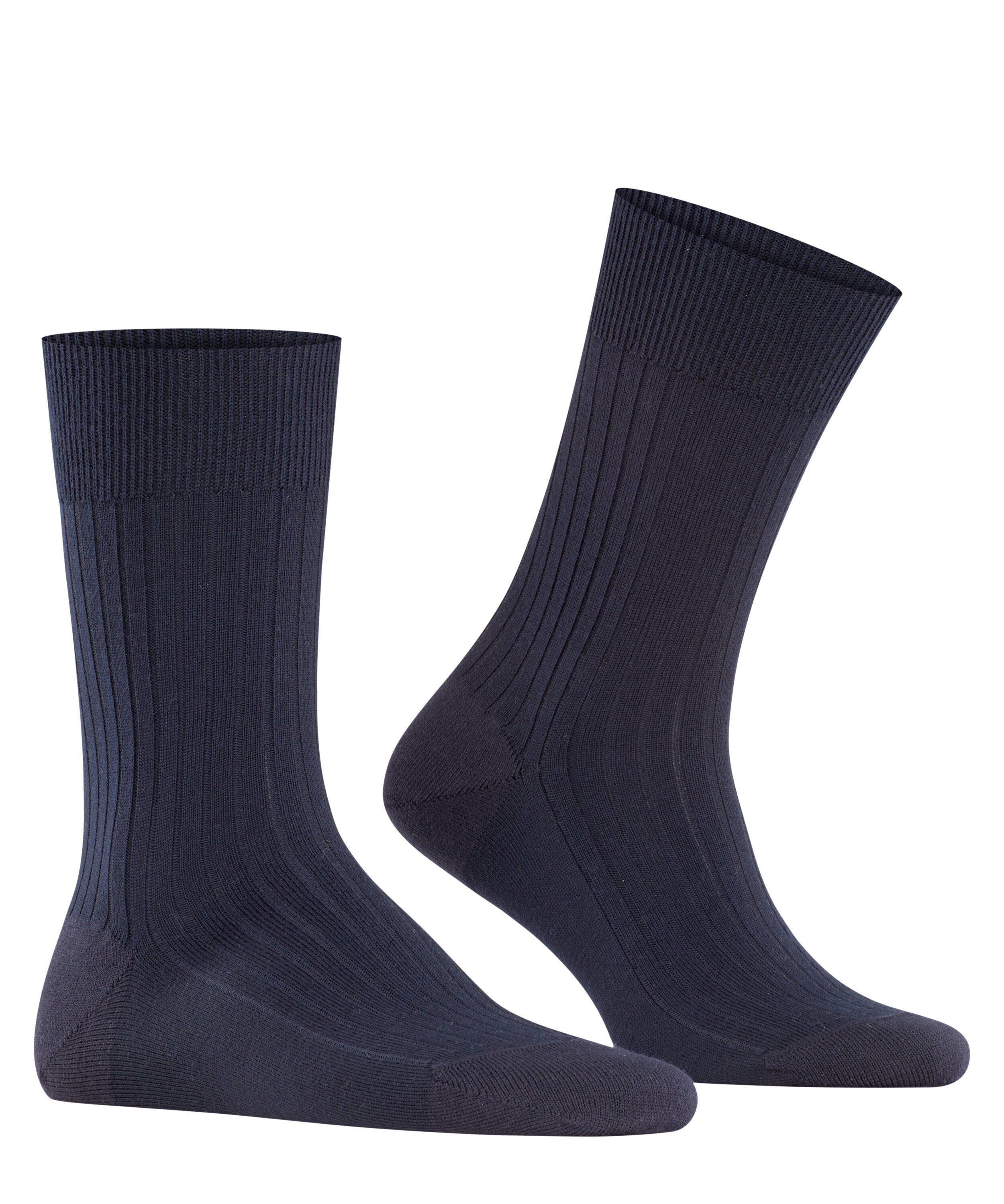 FALKE Socken Bristol Pure (1-Paar) (6370) dark navy