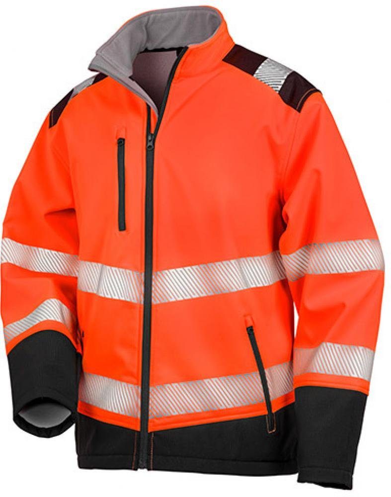 Result Arbeitsjacke Herren Jacke Printable Ripstop Safety Softshell Jacket