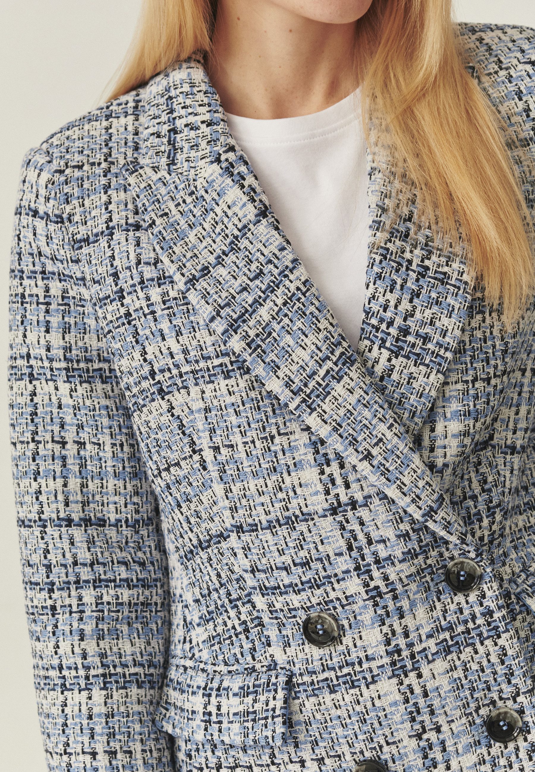 TATUUM Longblazer Doppelreihiger Blazer - Adamo