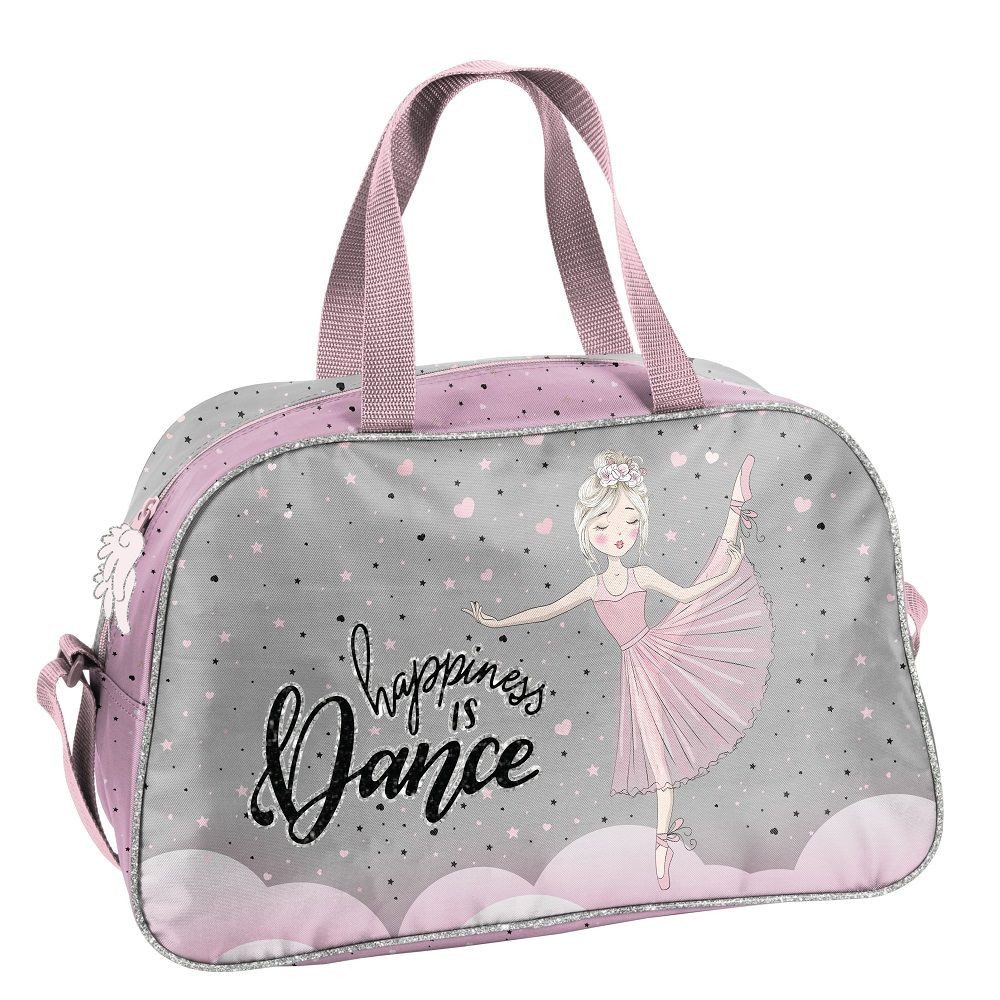 Familando Schulranzen Ballerina Schultaschen Set für Mädchen 1. bis 4. Klasse (Set, 8-tlg., inkl. Federmappe, Lunch-Set und Sporttasche), ergonomisch, kompakt, leicht