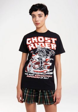 LOGOSHIRT T-Shirt Marvel Comics - Ghost Rider mit lizenziertem Print