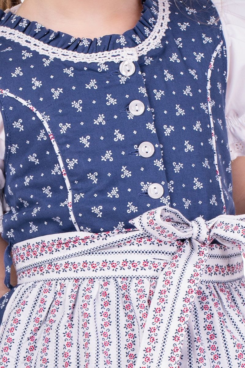Isar-Trachten Dirndl Kinderdirndl 3tlg. - BEPPINA - jeans