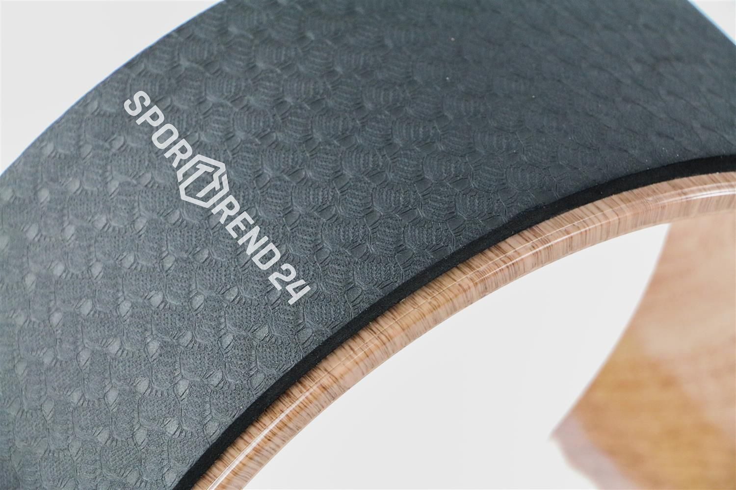 Sporttrend 24 Yoga-Rad Yoga Wheel TPE / Holz, Yogarad für Yoga Pilates, Pilates