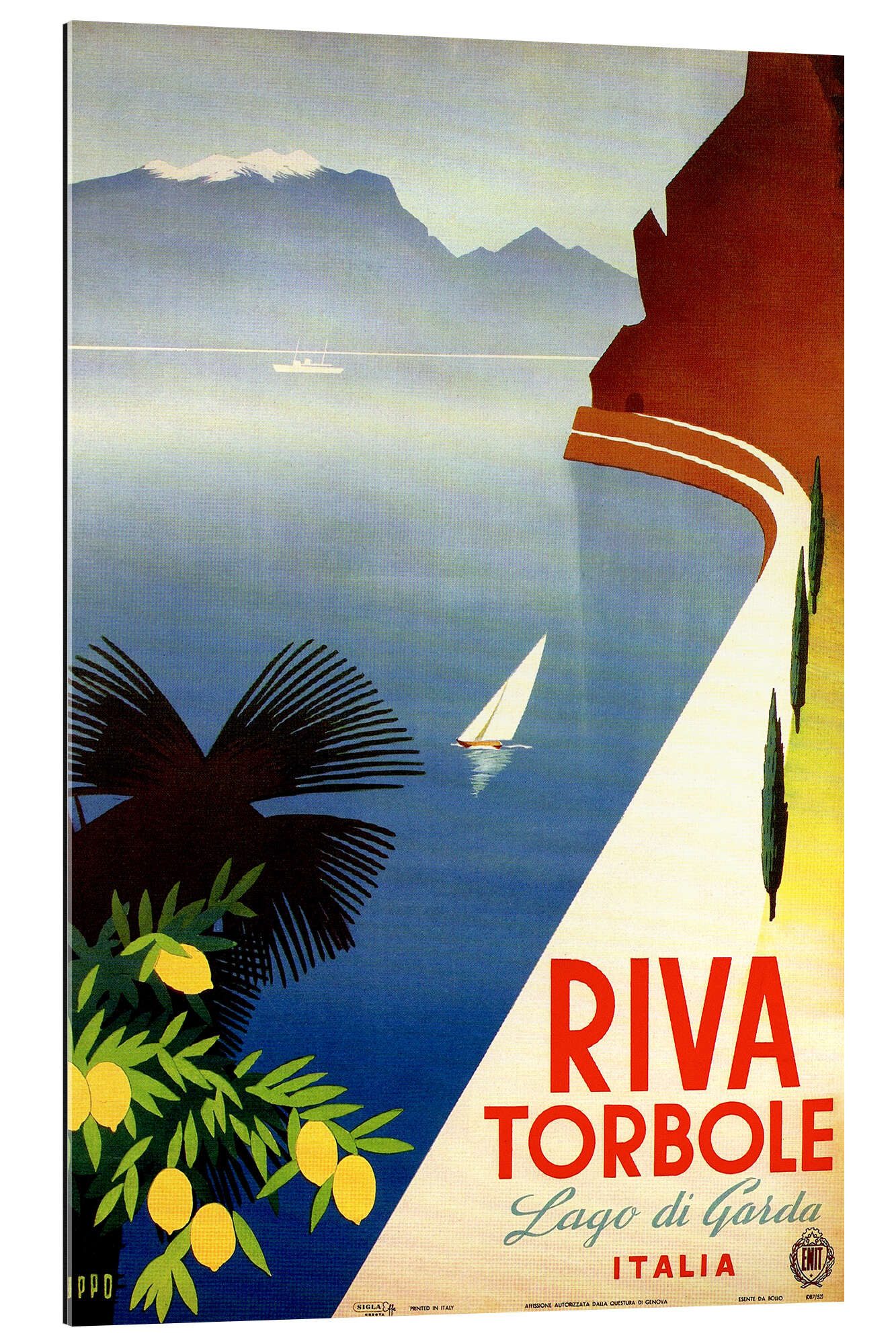 Posterlounge Wandbild Italien - Riva Torbole günstig online kaufen