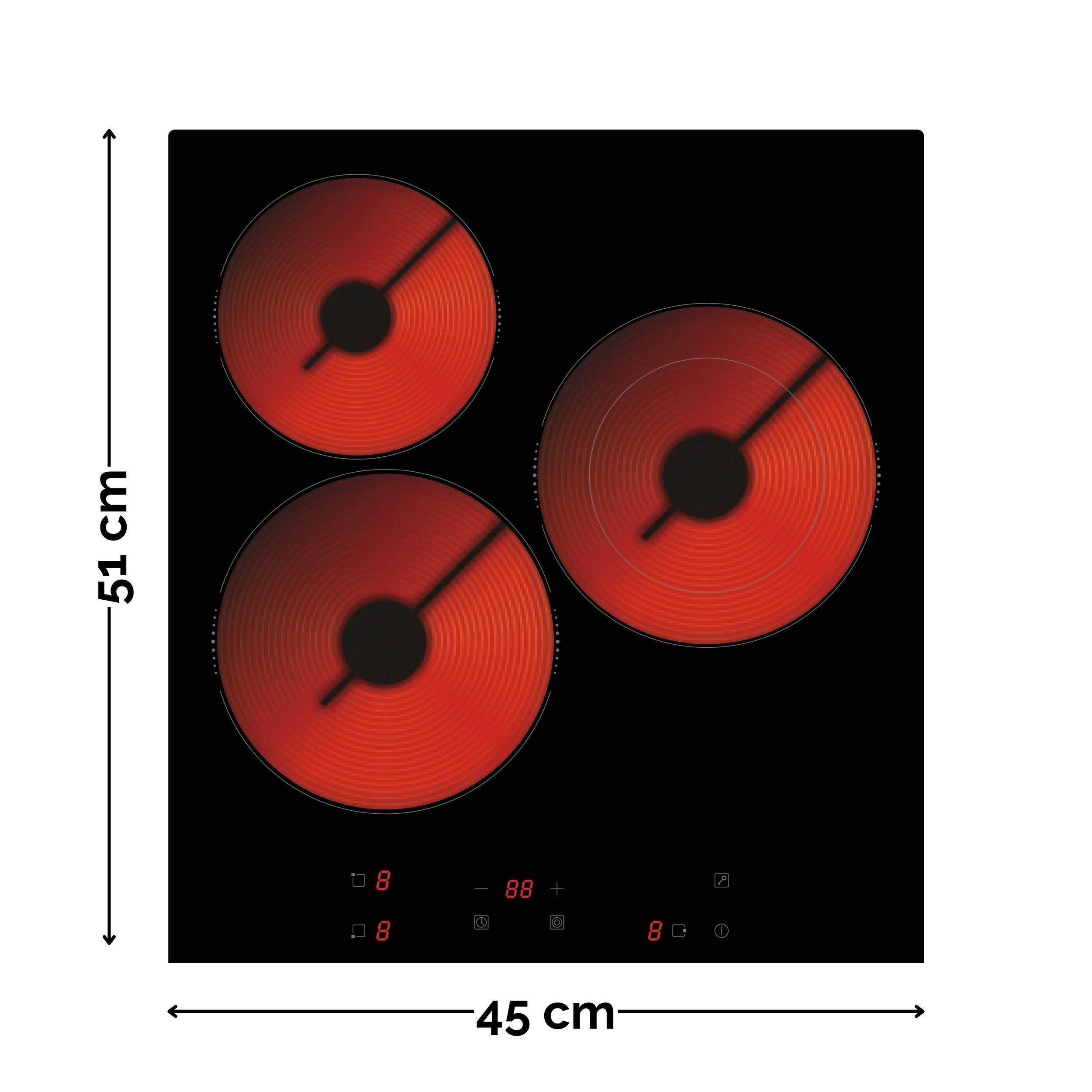 PKM Elektro-Kochfeld KF3