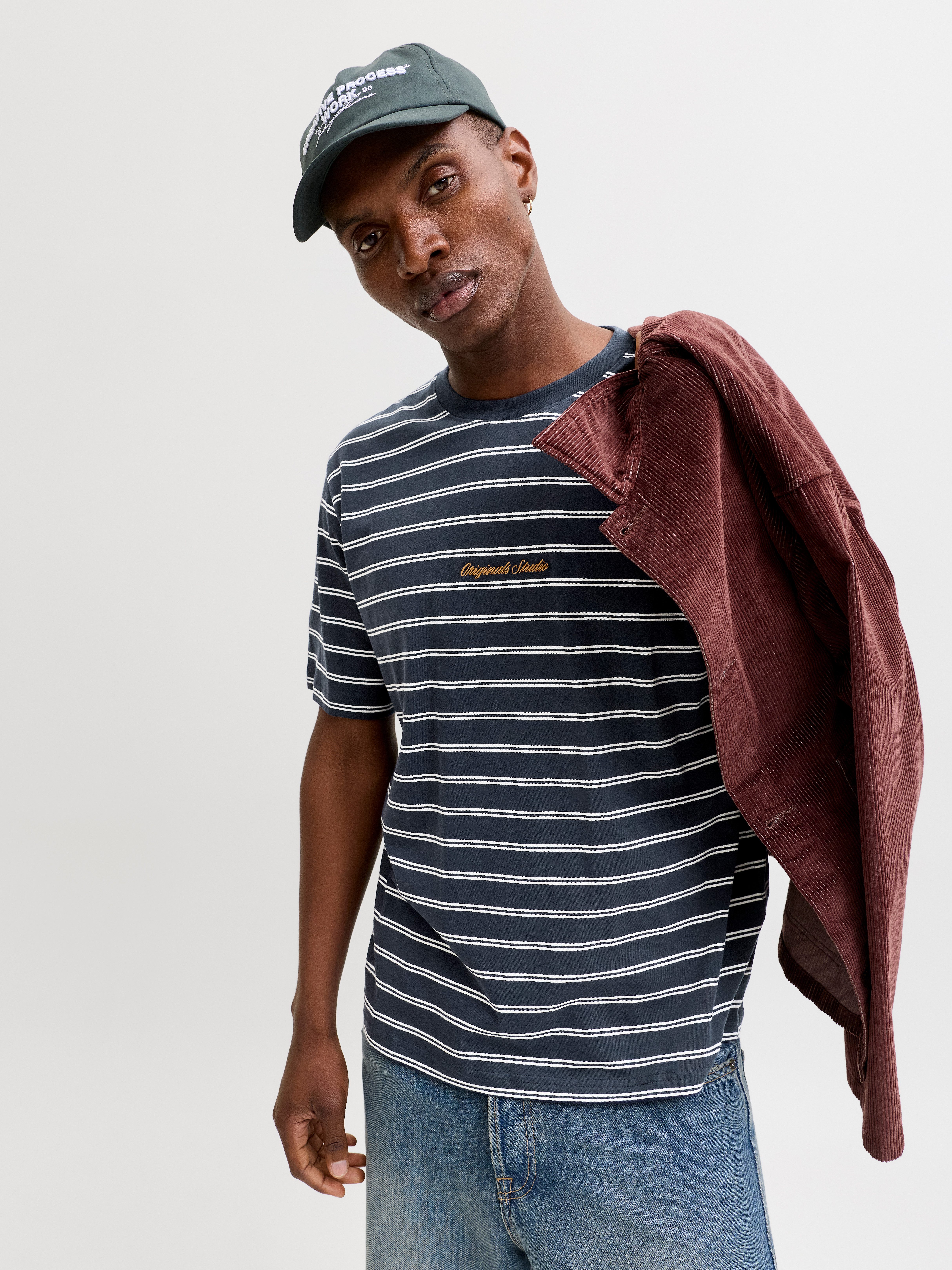 T-Shirt JORNORREBRO STRIPE TEE SS CN LN