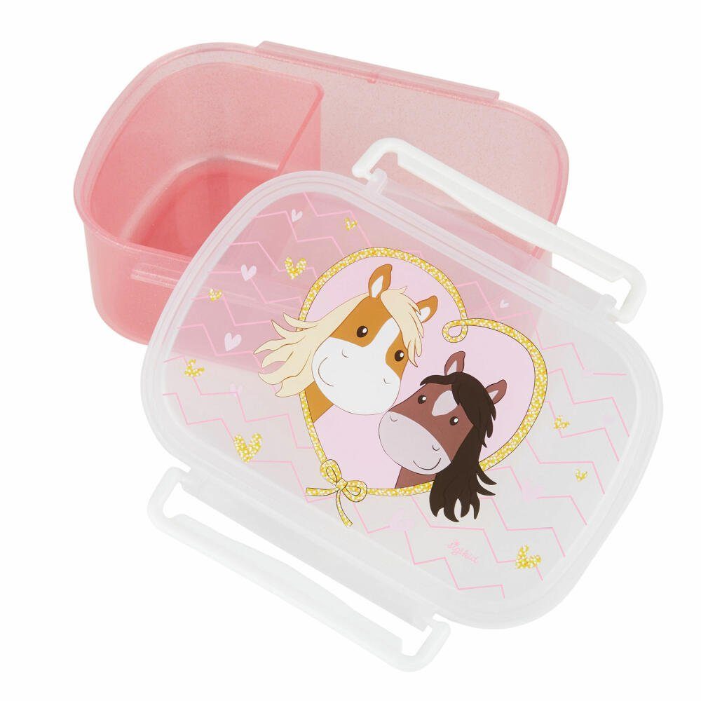 Pony Pony rosa Love, Sigikid Love, Lunchbox Kunststoff