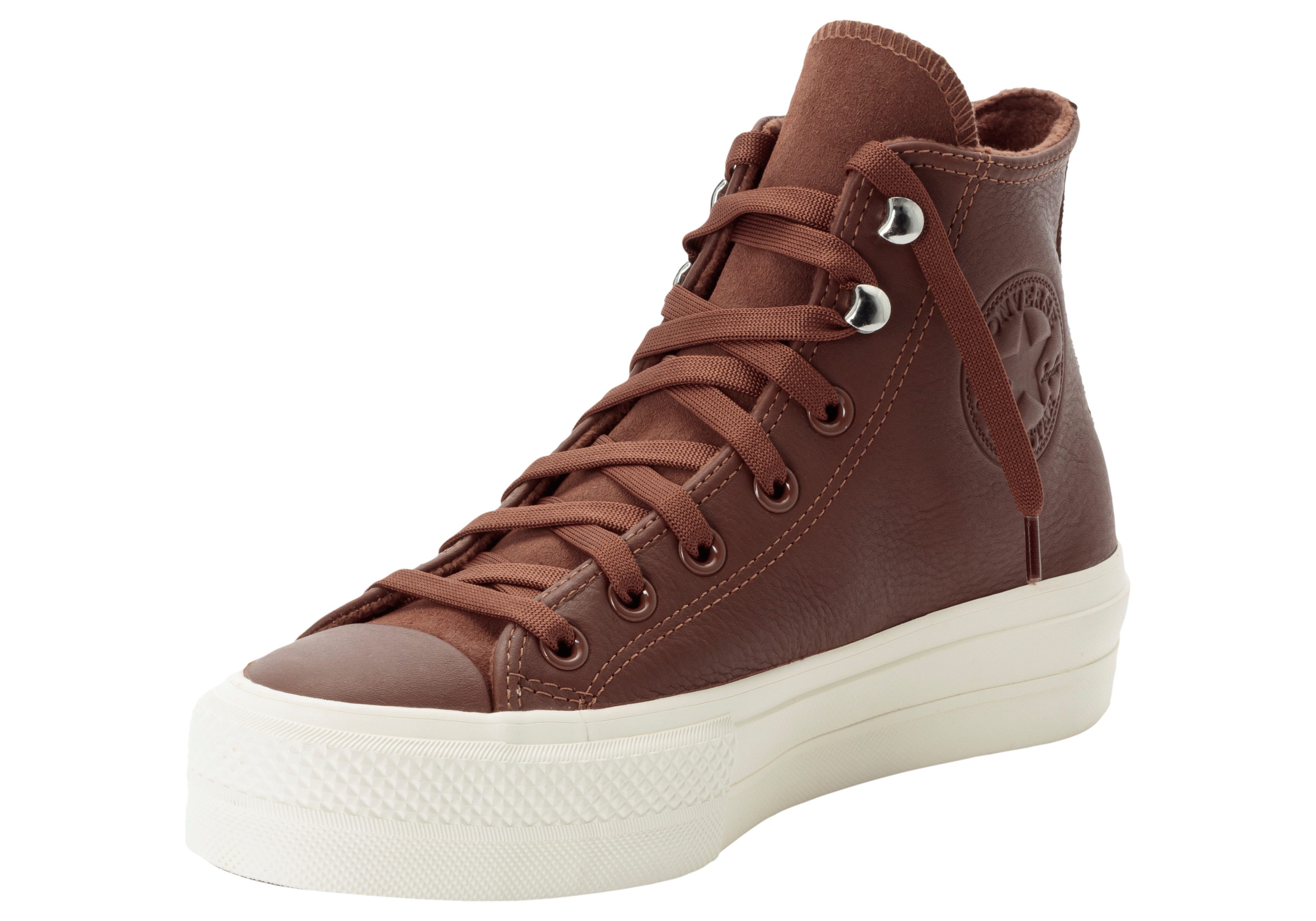 Converse CHUCK TAYLOR ALL STAR LIFT PLATFORM WATER REPELLENT LEATHER Sneake günstig online kaufen