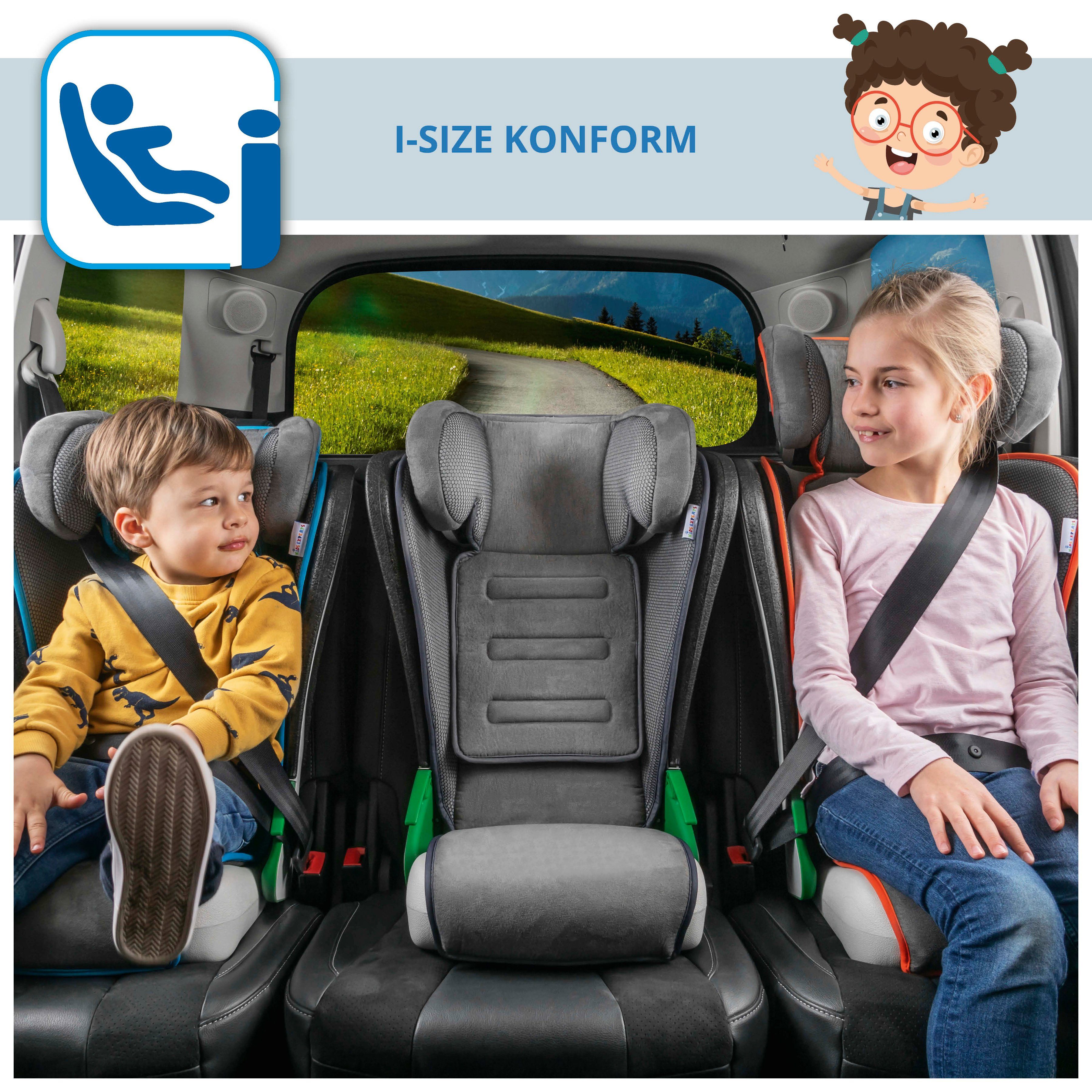 WALSER Autokindersitz Noemi, jedes Auto, in - anthrazit ohne passt Isofix I-Size Standard