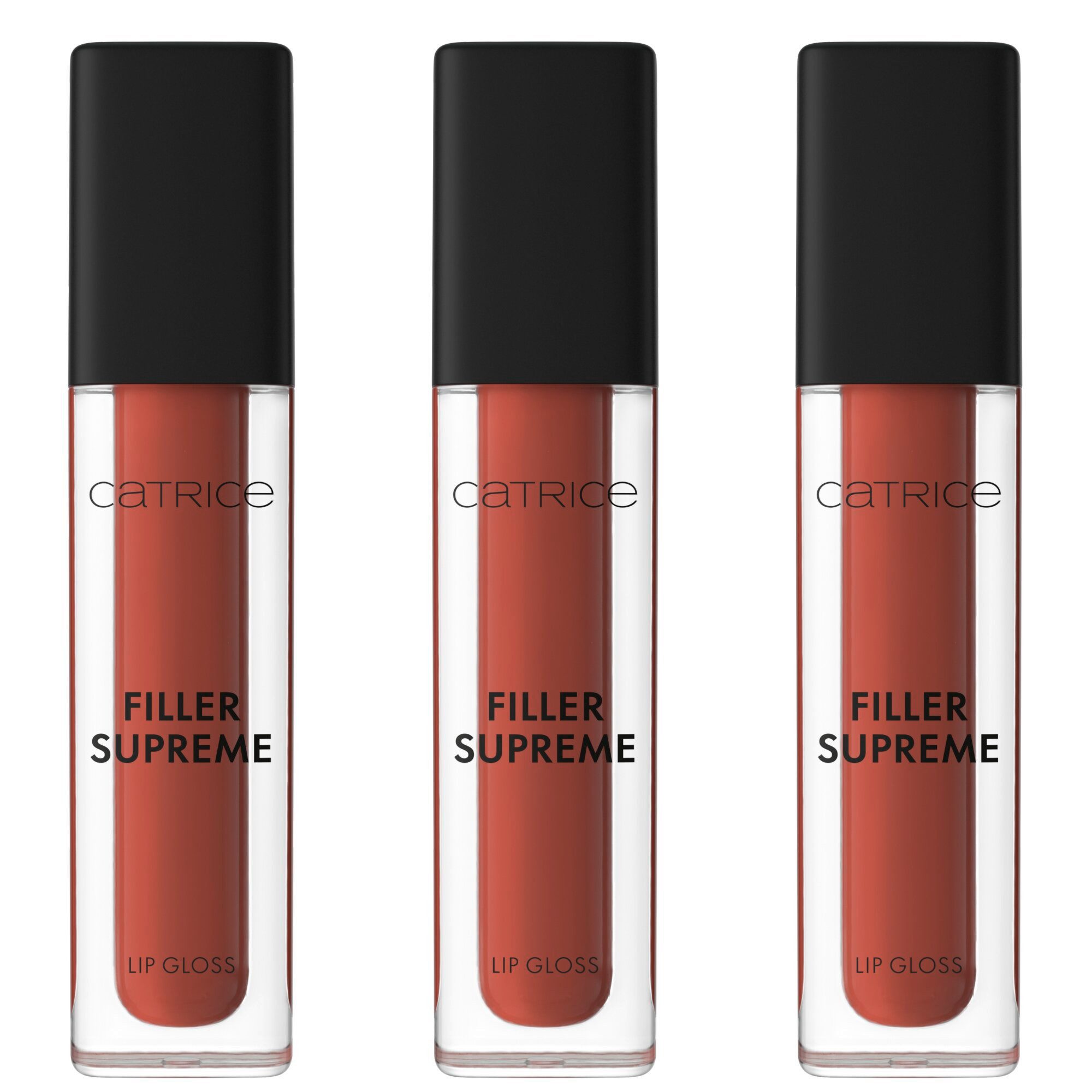Catrice Lipgloss FILLER SUPREME LIP GLOSS, 3-tlg., für vollere Lippen und ein glänzendes Finish