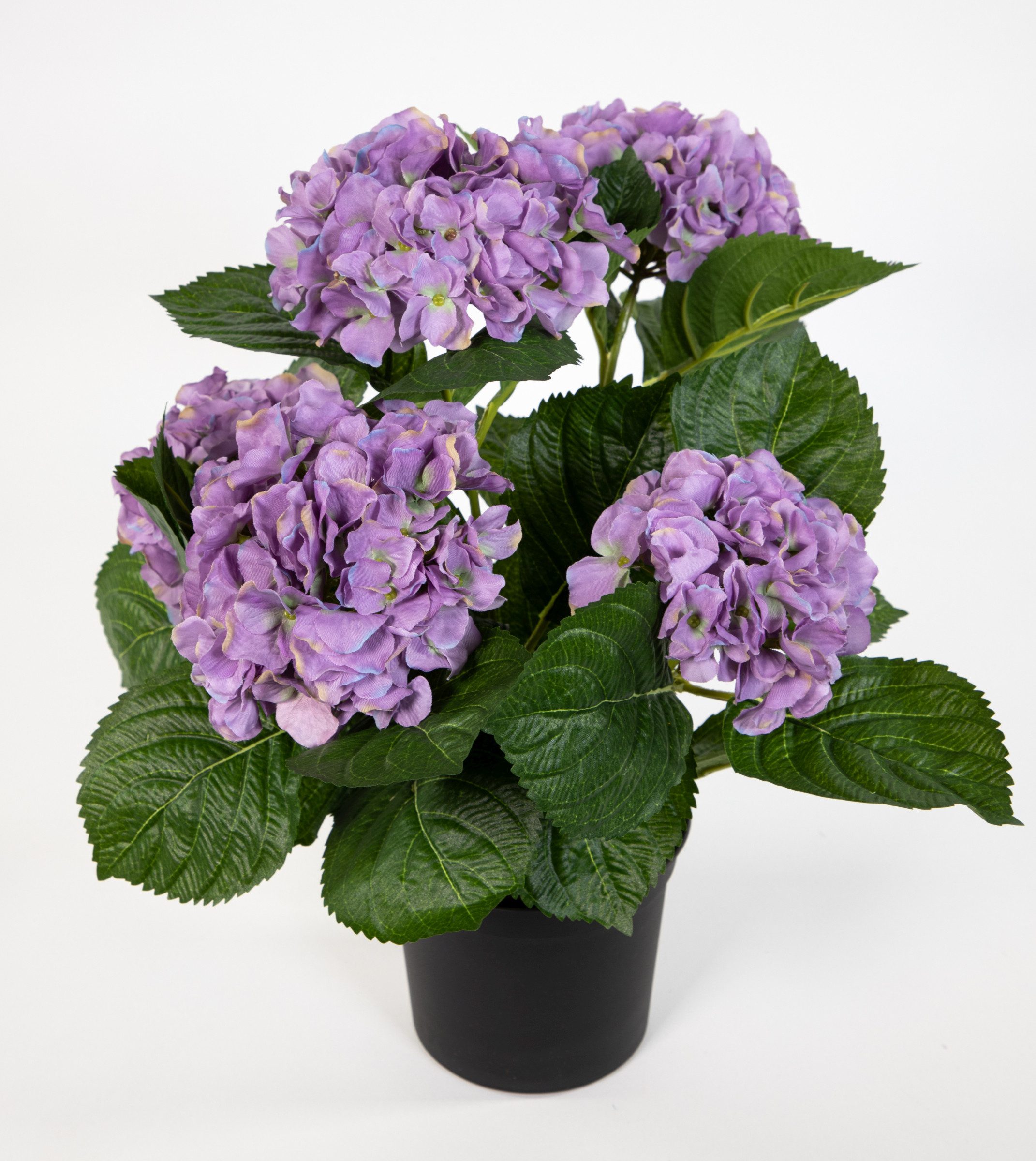 Kunstblume Hortensienbusch Deluxe 42cm im Topf günstig online kaufen