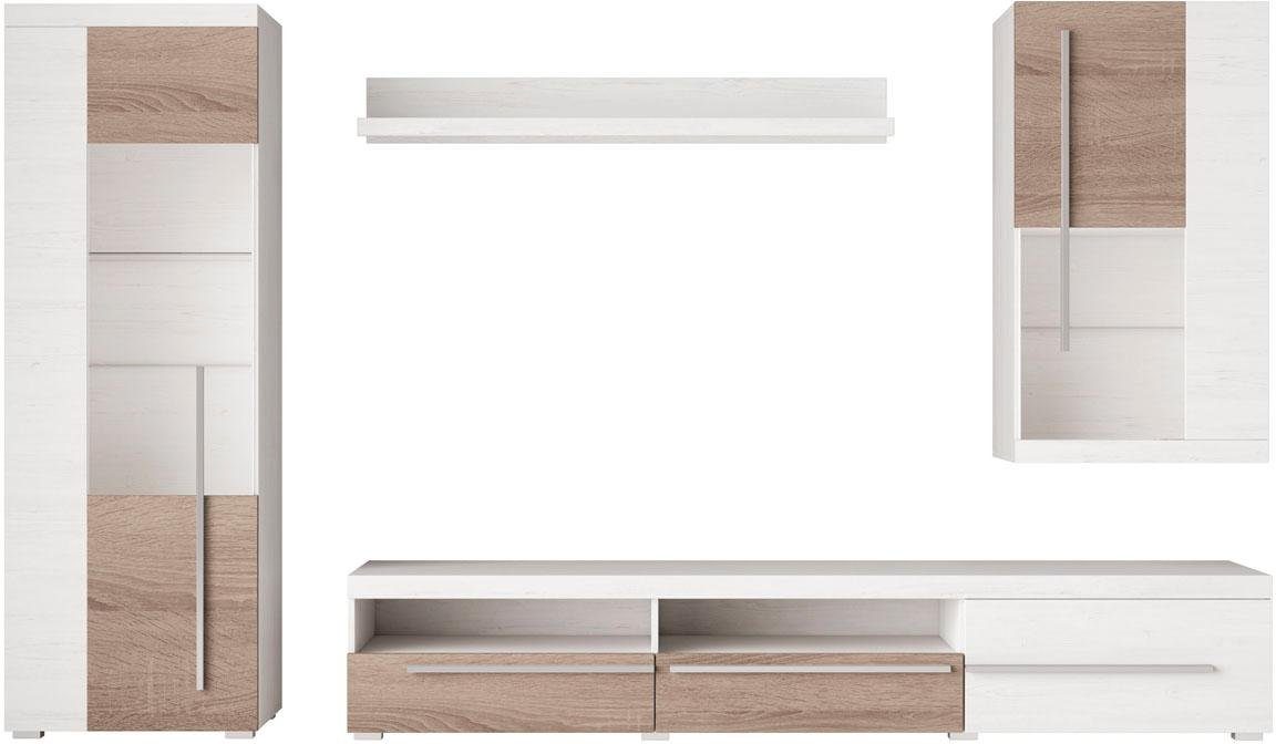 INOSIGN Wohnwand Roger,Breite 255 cm moderne günstig online kaufen
