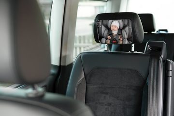 Osann Autokindersitz Rücksitzspiegel, ab: Es liegt keine Altersempfehlung vor, für Babys passend für alle Fahrzeuge mit Kopfstütze