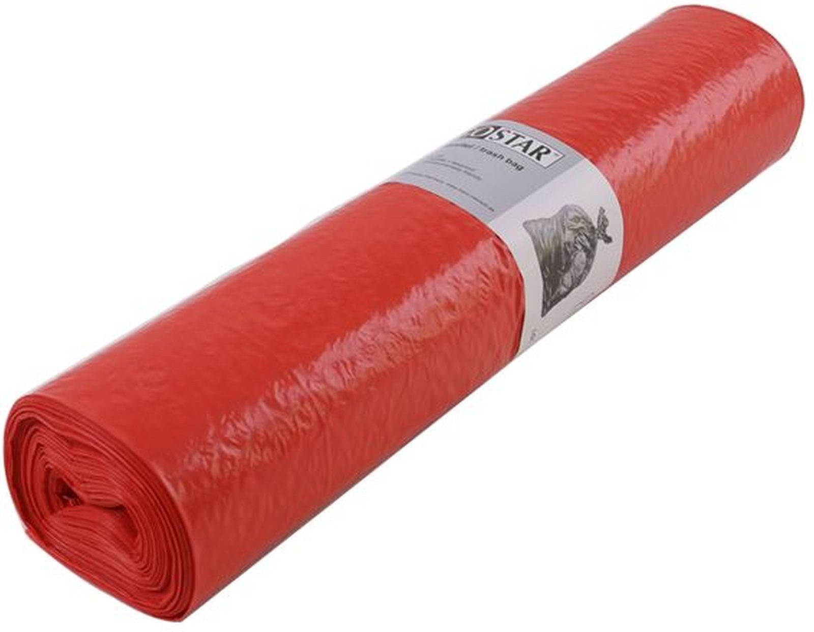 HYGOSTAR Mülleimer LDPE-Abfallsack 120l 33my Rolle VE=25 Stück rot
