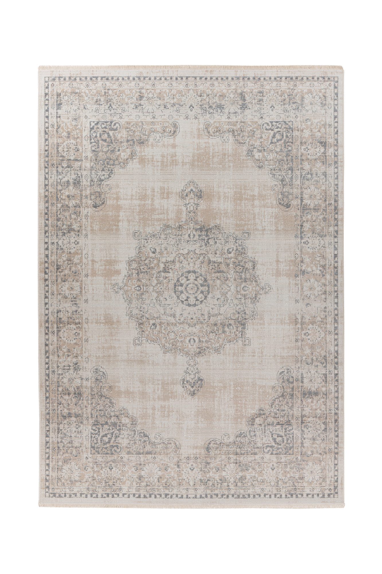 Kayoom Teppich Milan 125, rechteckig, Höhe: 5 mm, ca. 436.800 Points/qm, Kurzflorteppich, weiche Haptik, hochwertig