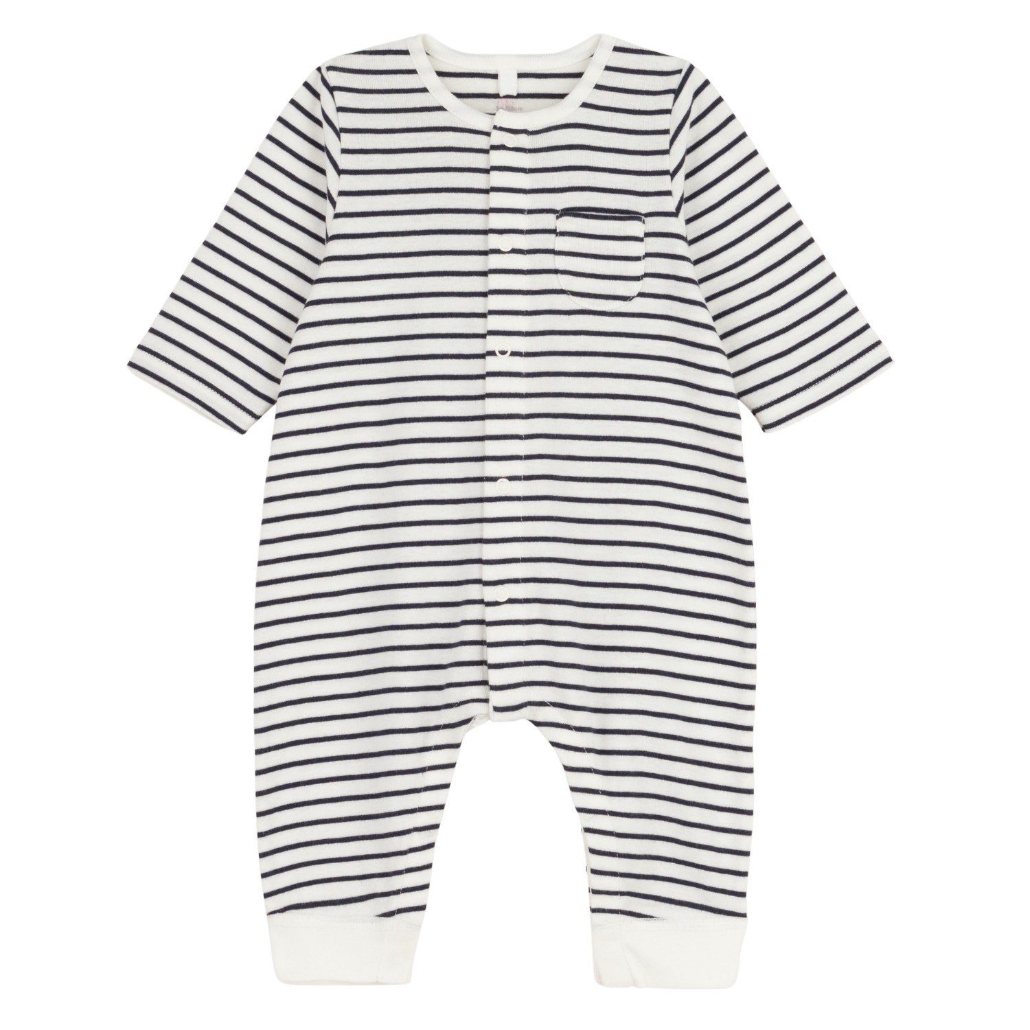 Strampler Petit Bateau Baby Overall aus Biobaumwolle 3-18 Monate