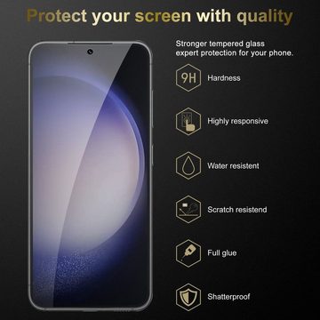 Cadorabo Schutzfolie Samsung Galaxy S23 PLUS, (1-St), Schutzglas Panzer Folie (Tempered) Display-Schutzglas mit 3D Touch