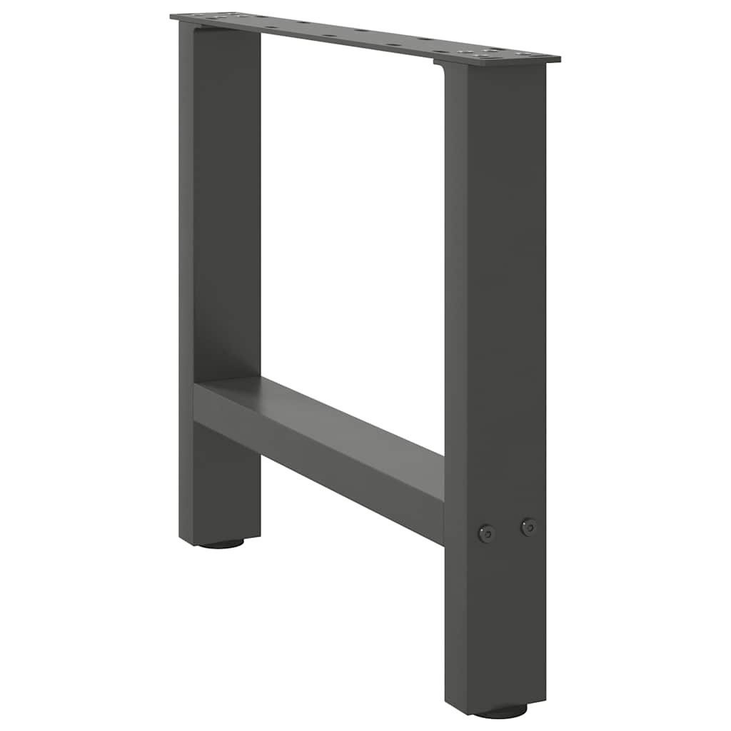 vidaXL Tischbein Couchtischbeine Anthrazit 2 Stk. günstig online kaufen