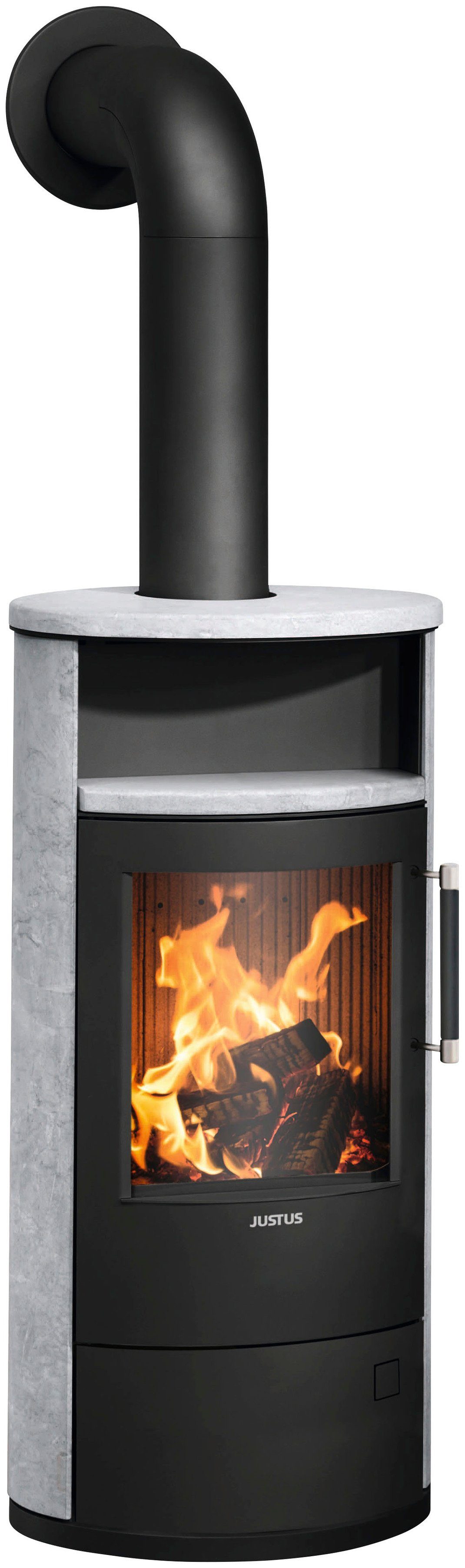 JUSTUS Kaminofen Island 5 2.0, 5 kW, Zeitbrand