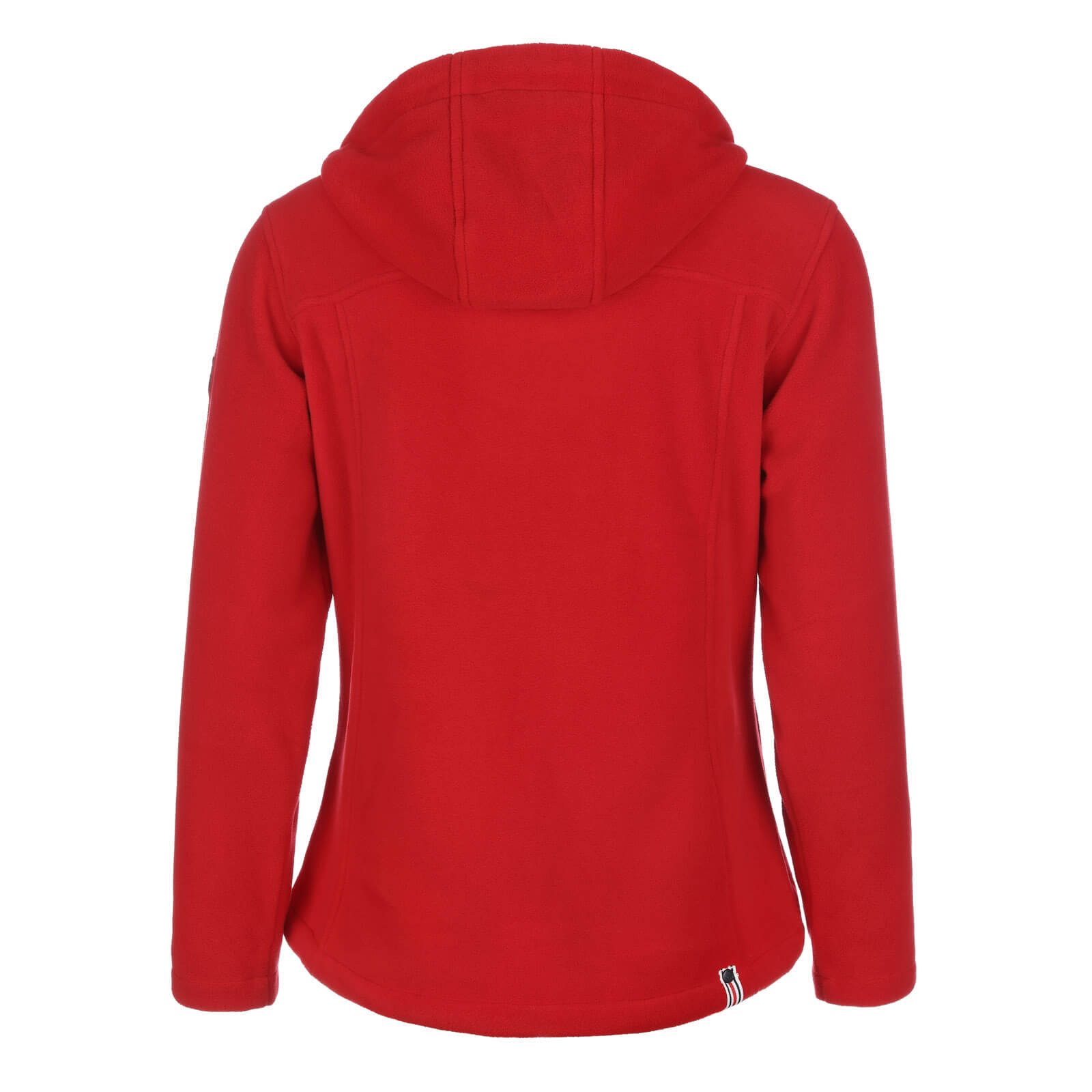 Dry Fashion Fleecejacke Norden Damen Jacke Norden mit Kapuze - Windabweisend mit taillierten Schnitt
