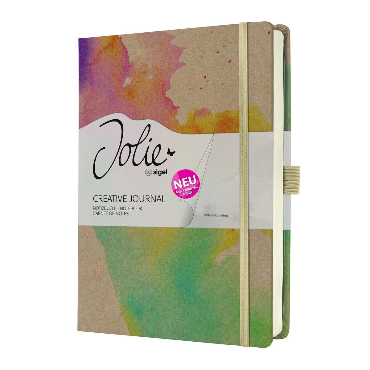 Sigel Notizbuch Bullet Journal Jolie Watercolor Dreams A5+ 120g 200 Seiten