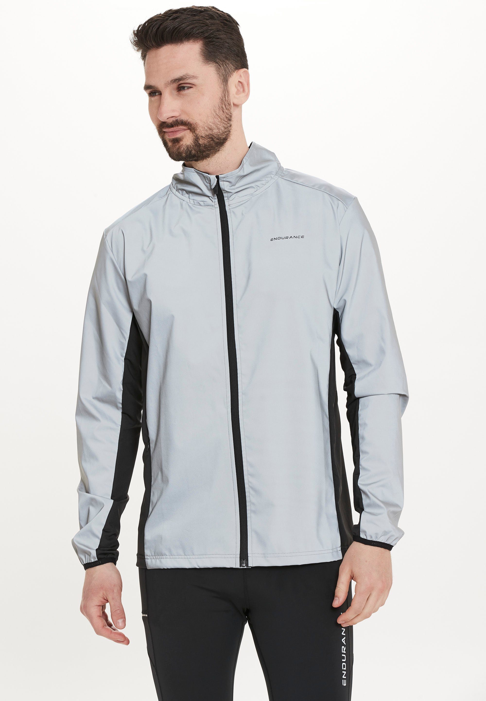 reflektierendem stark aus Laufjacke Obermaterial ENDURANCE Peelier