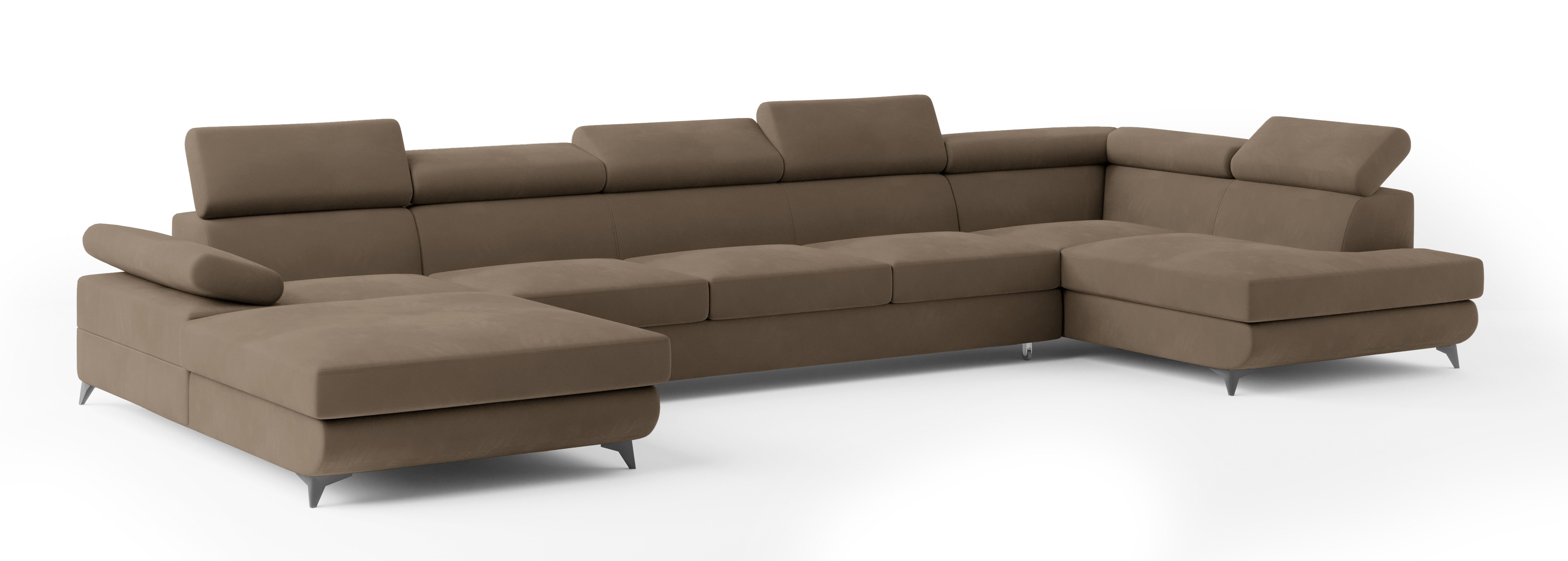 Masseno Ecksofa MONTIVA mit Schlaffunktion U-Form, günstig online kaufen