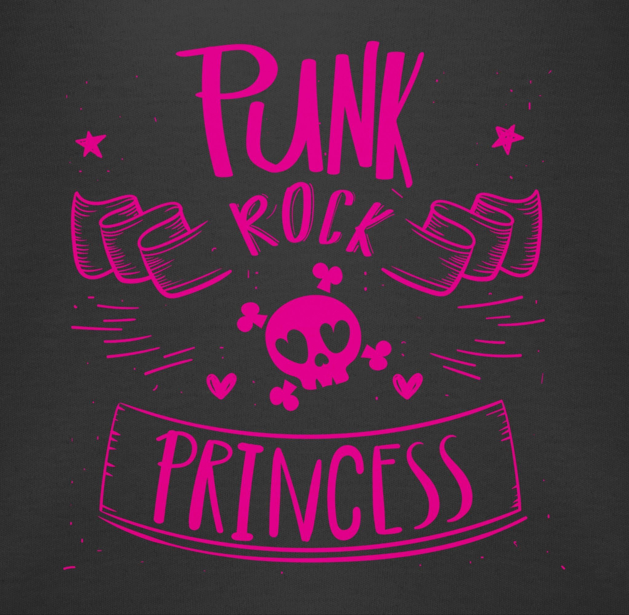 Baby Sprüche Shirtbody Punk Princess Rock 1 Schwarz Shirtracer