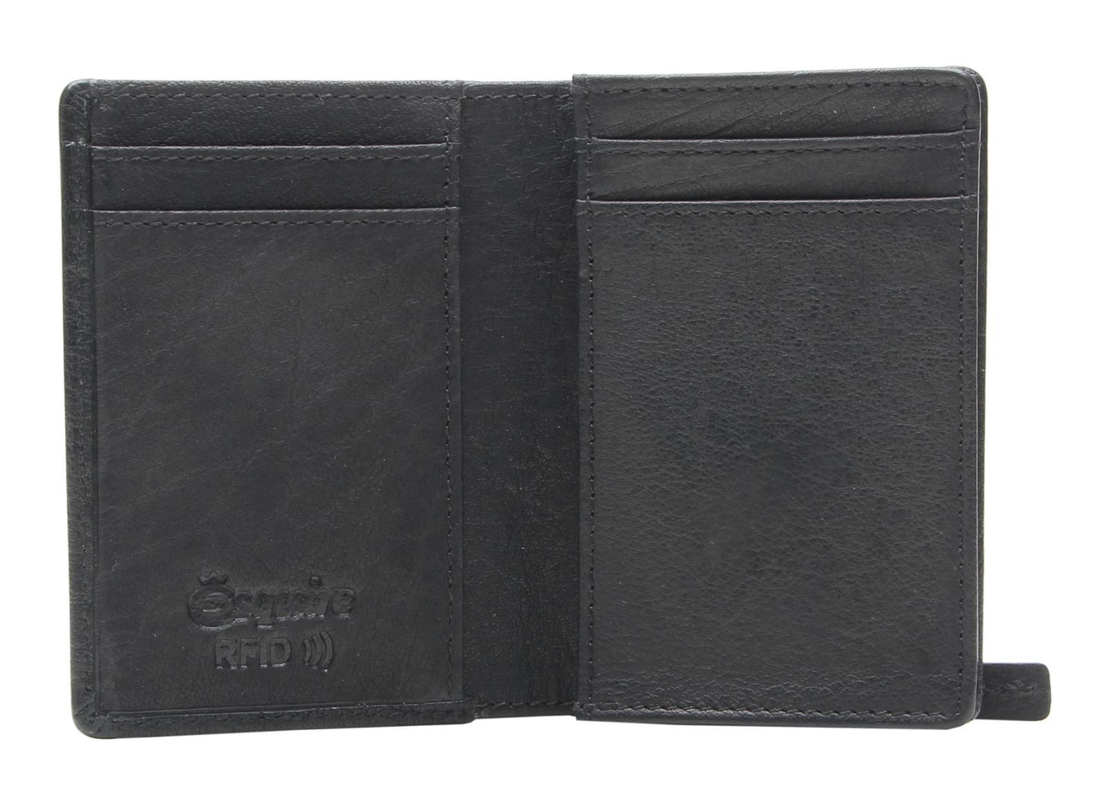 Esquire Geldbörse Wallet, aus echtem Büffelleder mit RFID-Blocker Schutz