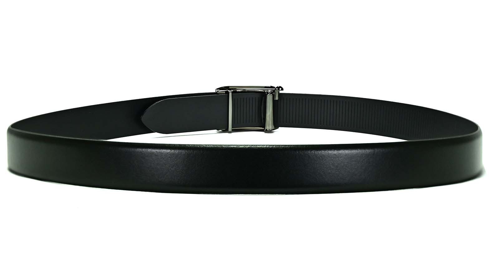 LLOYD Men’s Belts Ledergürtel LLOYD-Automatic-Leder-Gürtel 35mm, kürzbar, bombiert, BLACK