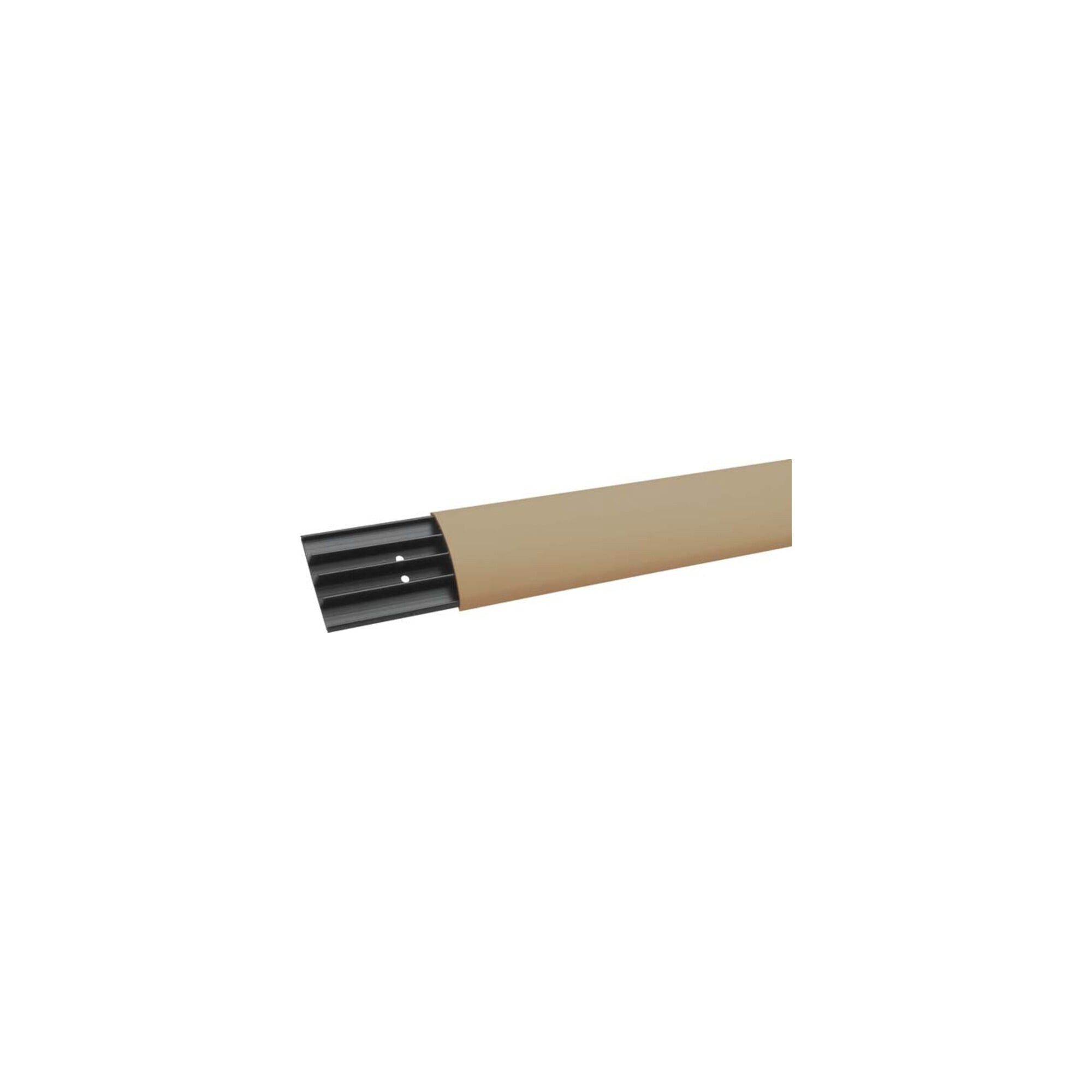 Hager Gardinenbefestigungen Ersatzteile Tehalit Aufbodenkanal 18x75mm SL 18075 bg 2 Stk