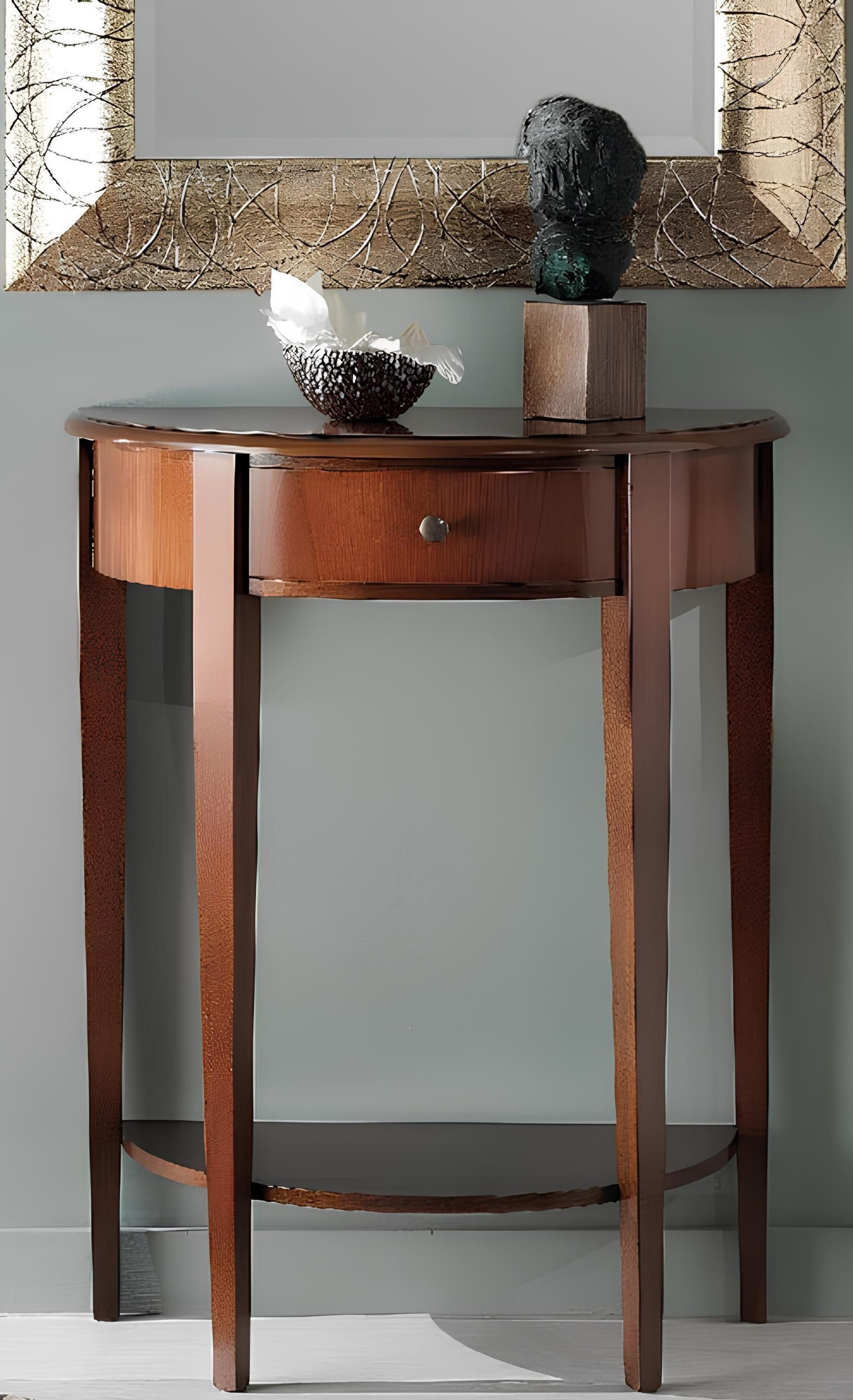 Xlmoebel Konsolentisch Eleganter Holztisch für Wohnzimmer im modernen Design (Konsole), Hergestellt in Europa