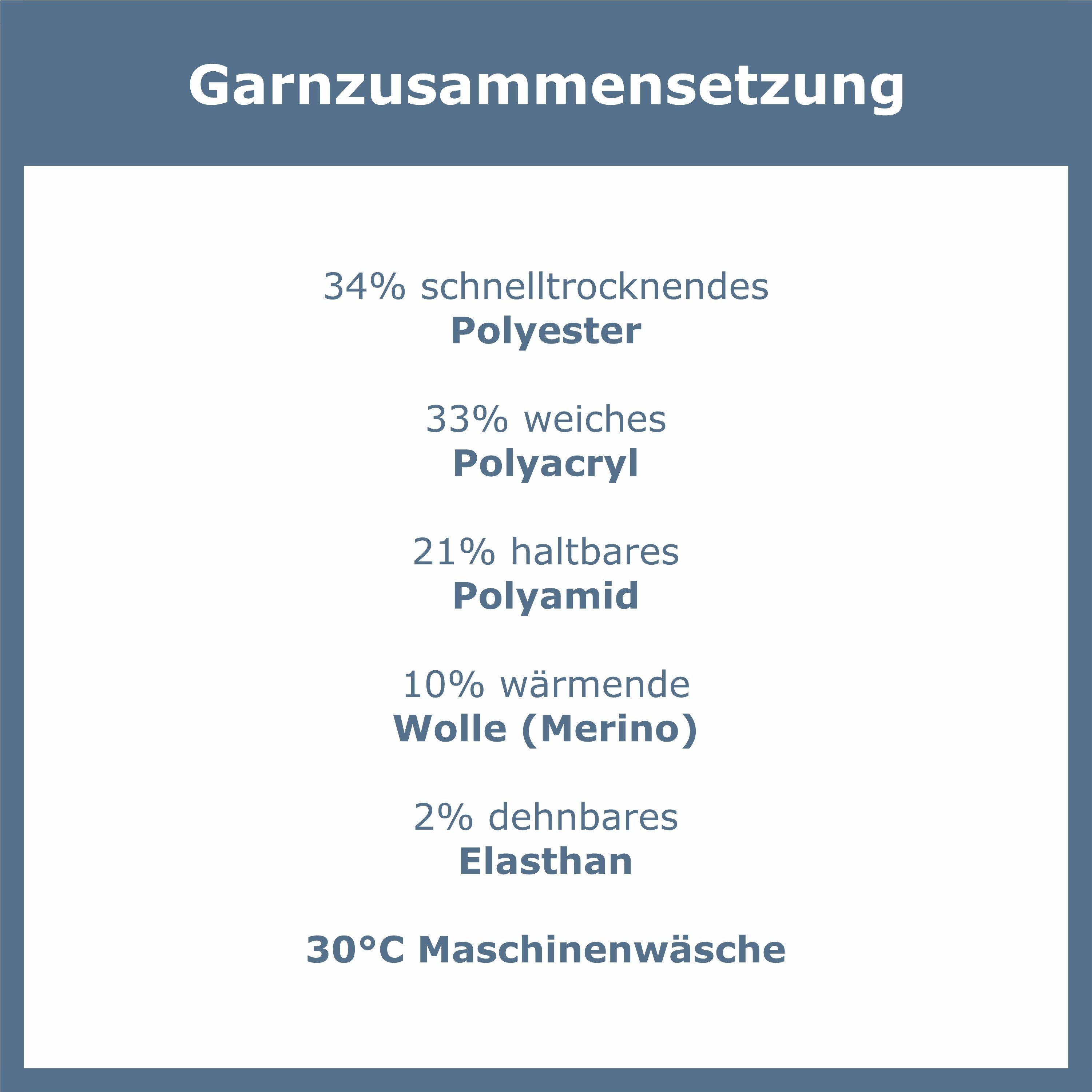 GAWILO Wandersocken für Damen & Herren mit Merinowollanteil und Fersenpolster (4 Paar) Funktionsfasern der Thermosocken halten Ihre Füße warm und trocken