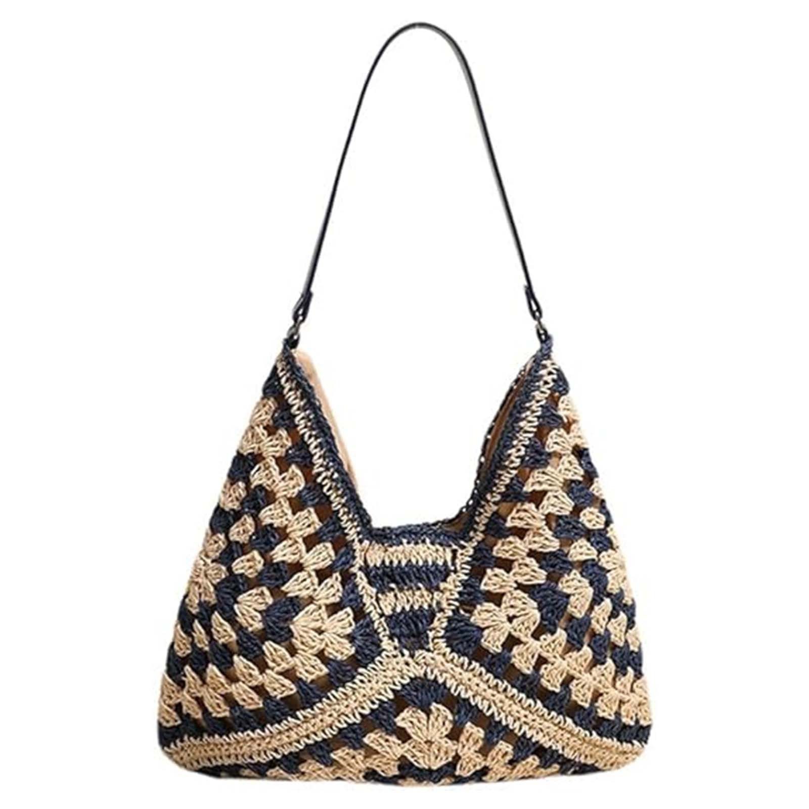 MOPUEA Strandtasche Strohtasche Strandtasche für Damen, Boho Stroh Schultertaschen (Katzenhängematte für Fenster mit sicherer Saugnapfhalterung, Platzsparender Fensterplatz zum Schlafen und Beobachten), Atmungsaktiv, robust, waschbar und einfach montierba
