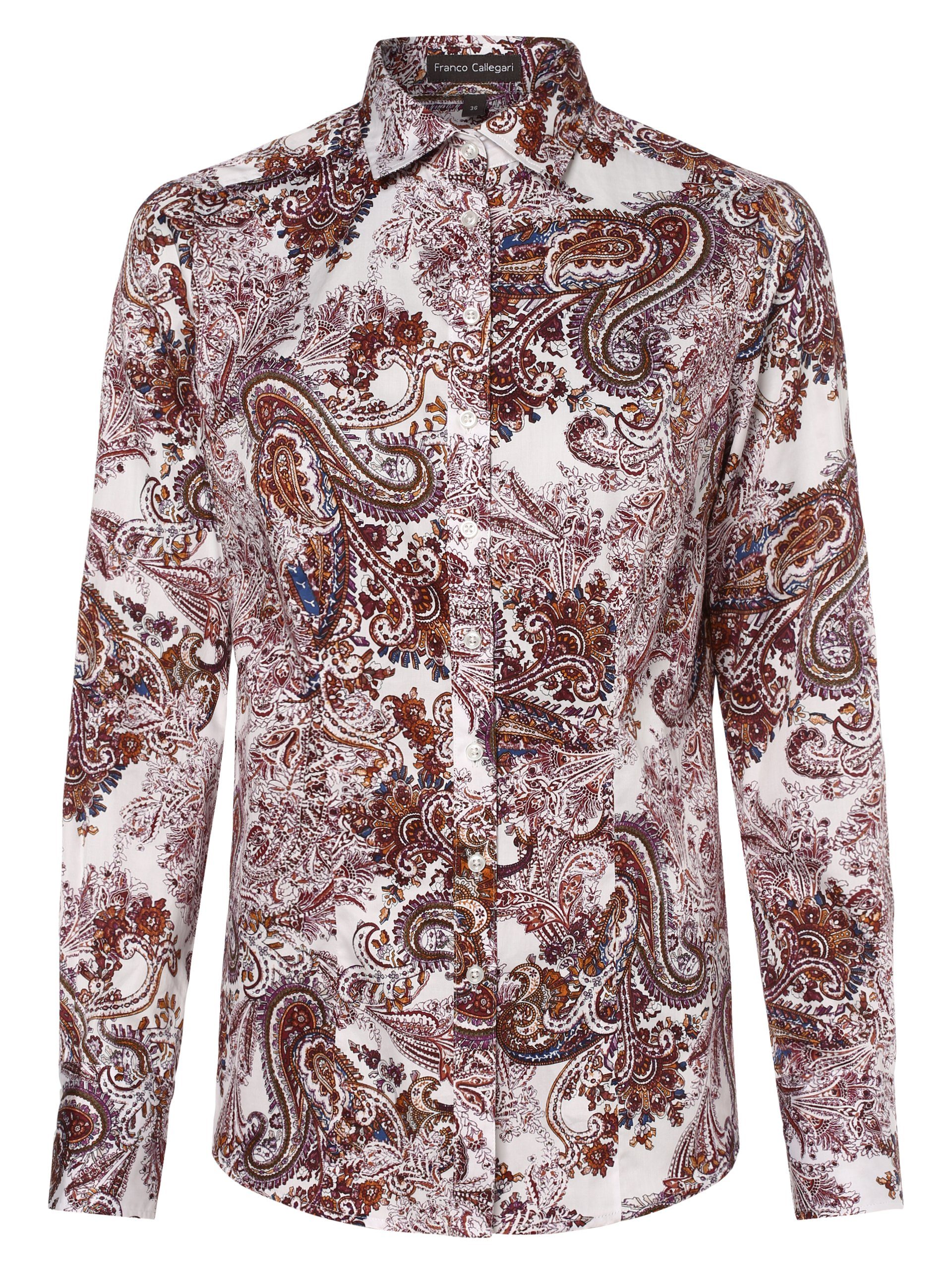 Franco Callegari Klassische Bluse, Aufgesetzte Knopfleiste online kaufen |  OTTO