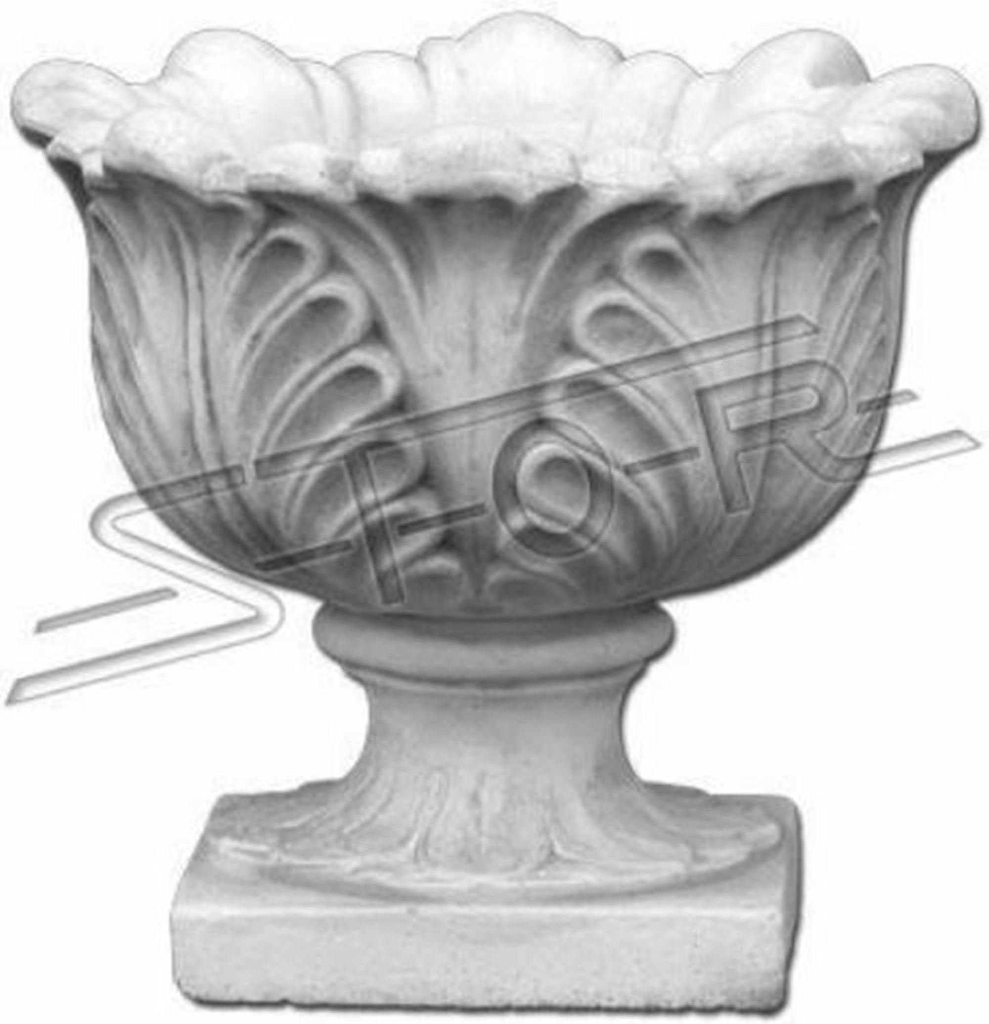Kübel Top Blumentopf Töpfe JVmoebel Design Gesicht Skulptur S104013 Planz Skulptur Figur Gefäß