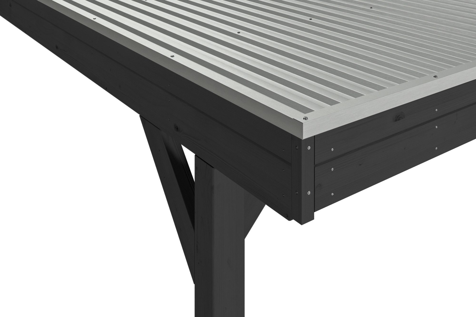 Skanholz Einzelcarport Grunewald, BxT: 427x554 cm, 251 cm Einfahrtshöhe