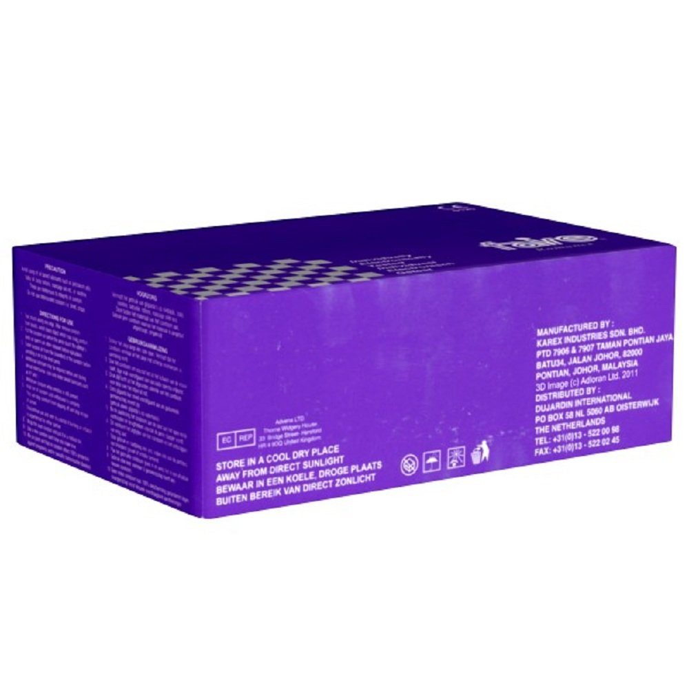 Faire Kondome Romance Packung mit, 144 St., Standardkondome, normale Kondome, einfache, feuchte Kondome in der Großpackung