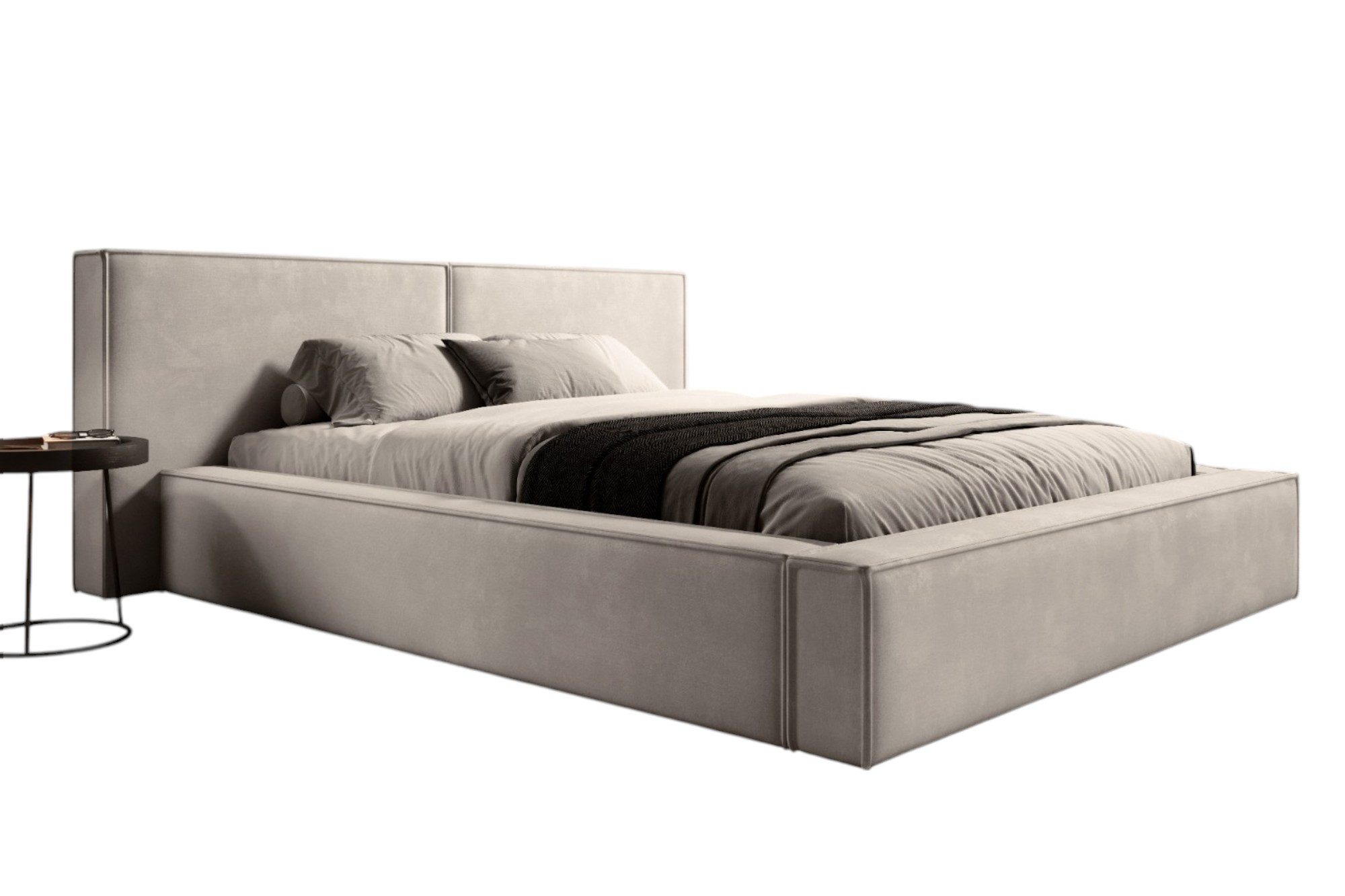 Compleo Polsterbett mit Bettkasten und Lattenrost, günstig online kaufen