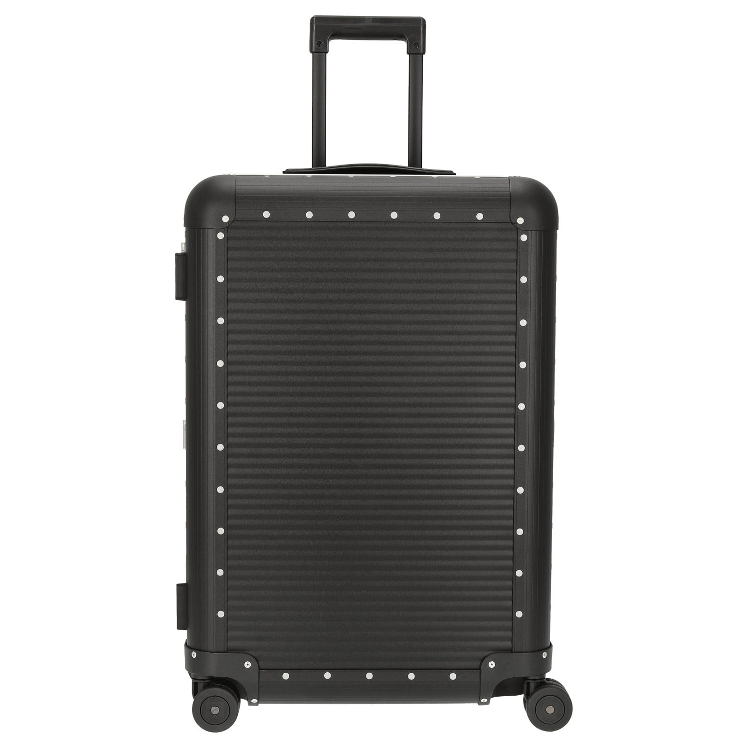FPM Koffer Milano Bank aluminum Spinner 68 - 4-Rollen-Trolley 66 cm (caviar, 4 Rollen Rollen
