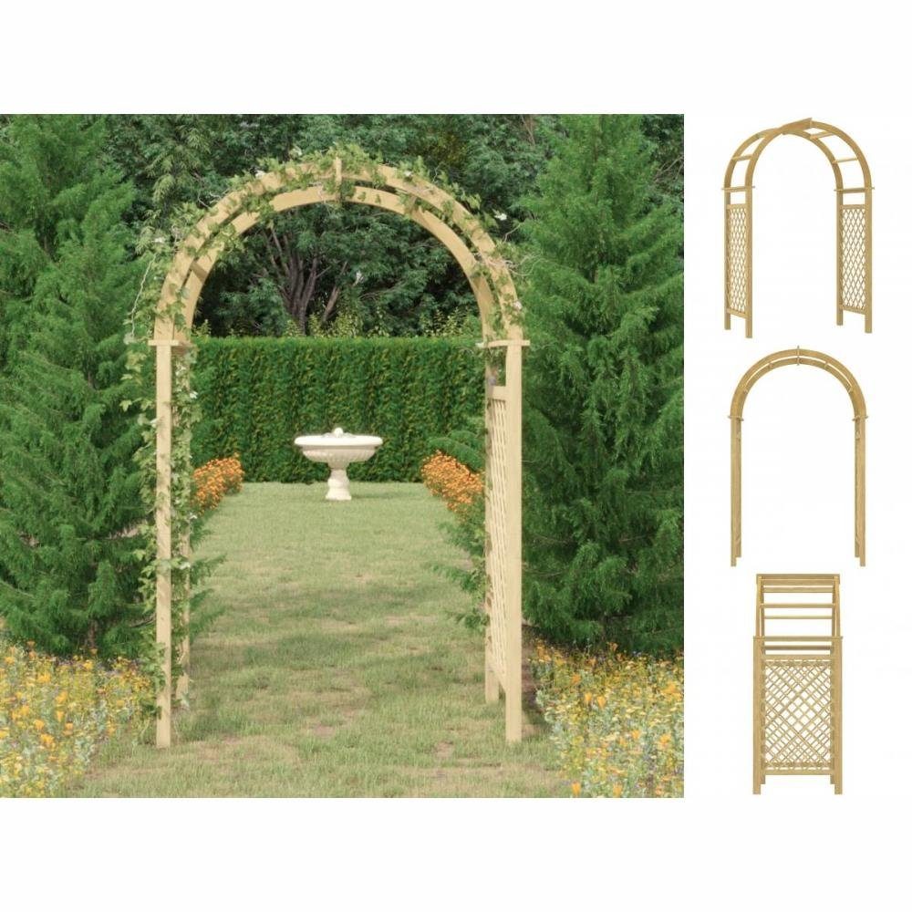 vidaXL Rankgitter Rosenbogen mit Rankgitter 141x97x243 cm Massivholz Kiefer Holz