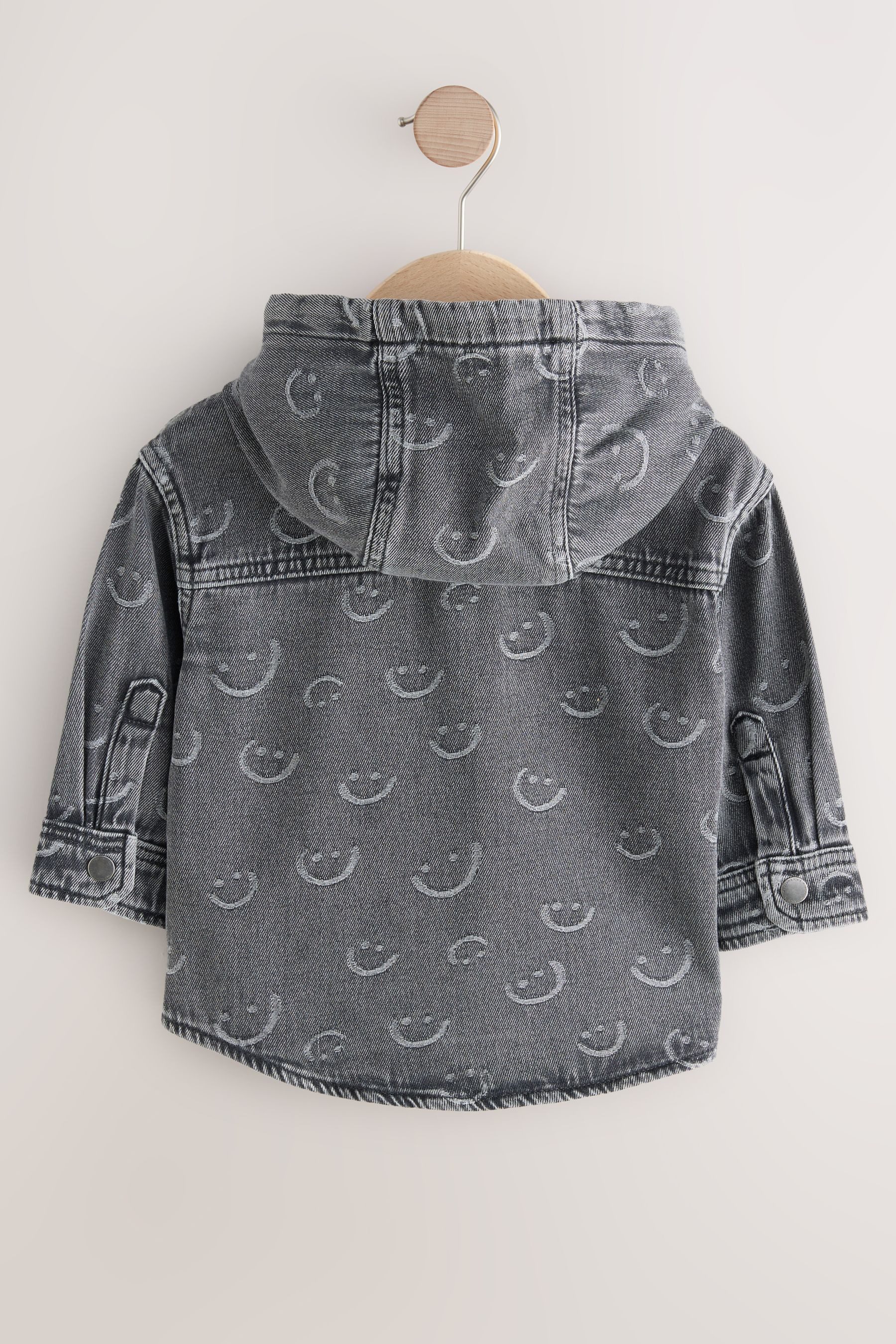 Next Jeanshemd Denim-Kapuzenhemdjacke (1-tlg)