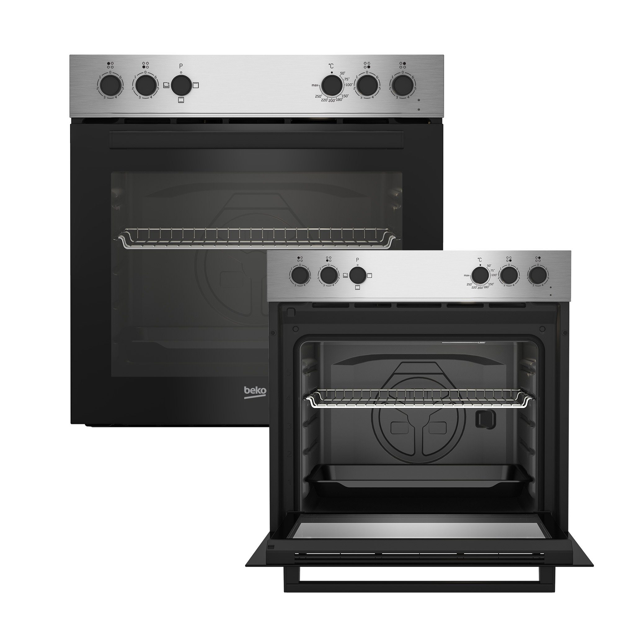 BEKO Elektro-Herd-Set BBUC110N0X, Hydrolyse