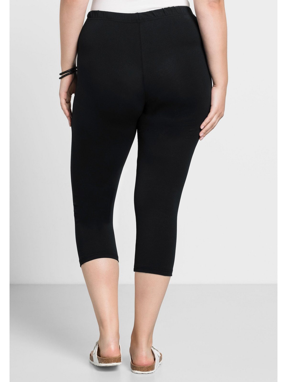 Sheego Leggings Große Größen in Capri-Länge