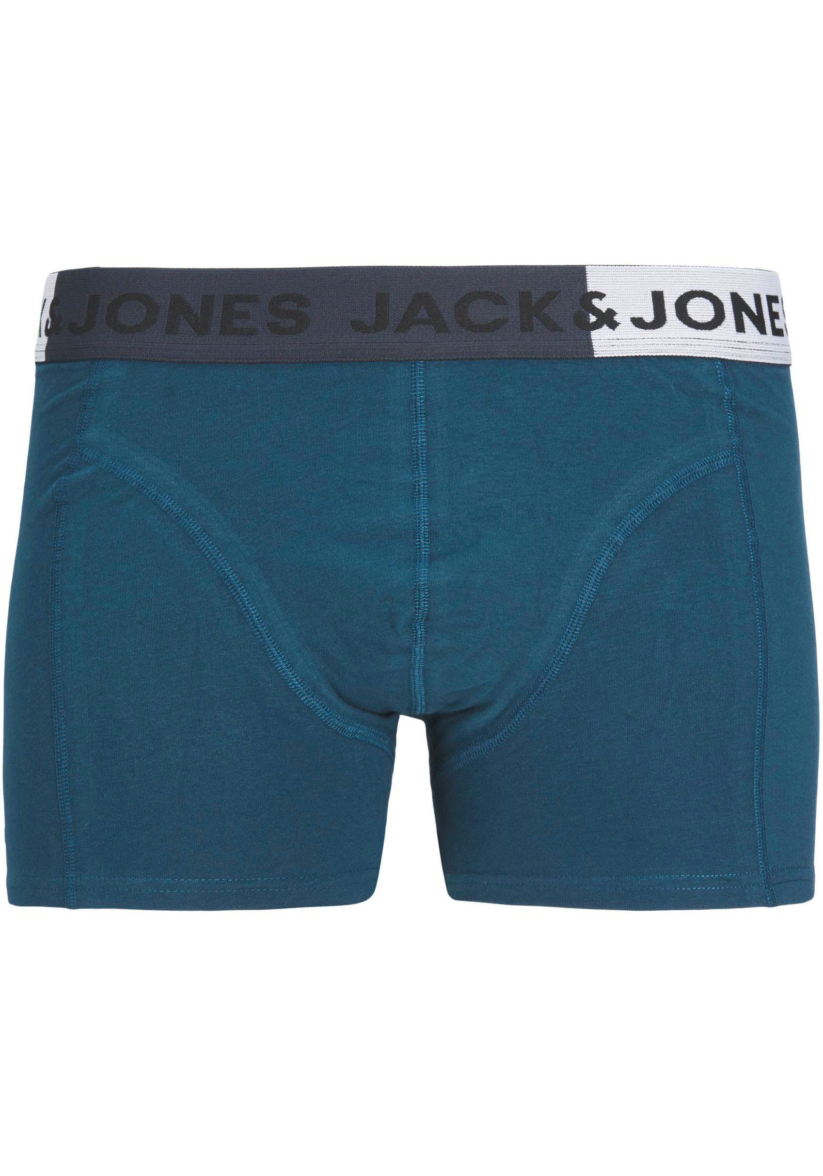 Jack & Jones Junior Boxershorts 3 BLOCK (3-St) TRUNKS P JACCOLOR