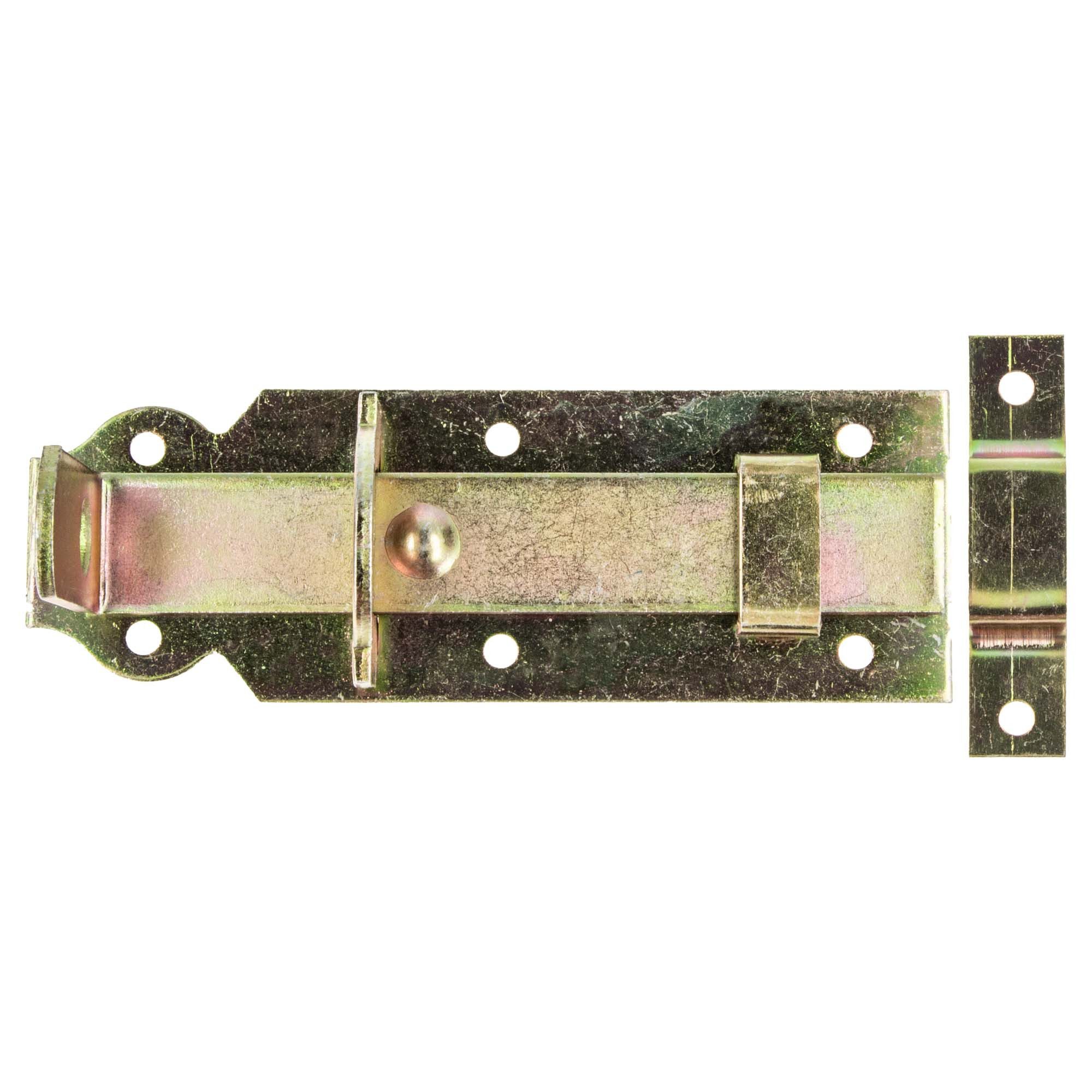 MASTERPROOF PROFESIONAL Türriegel Schlossriegel gerade mit flachem Griff und Schlaufe, Stahl