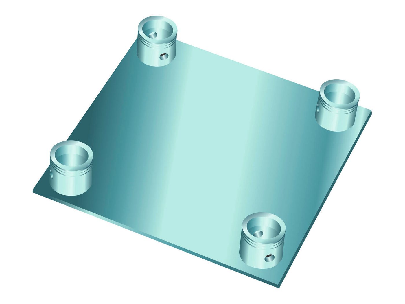 Thumbnail - Alutruss Rahmentraverse ALUTRUSS QUADLOCK Endplatte QQGP
