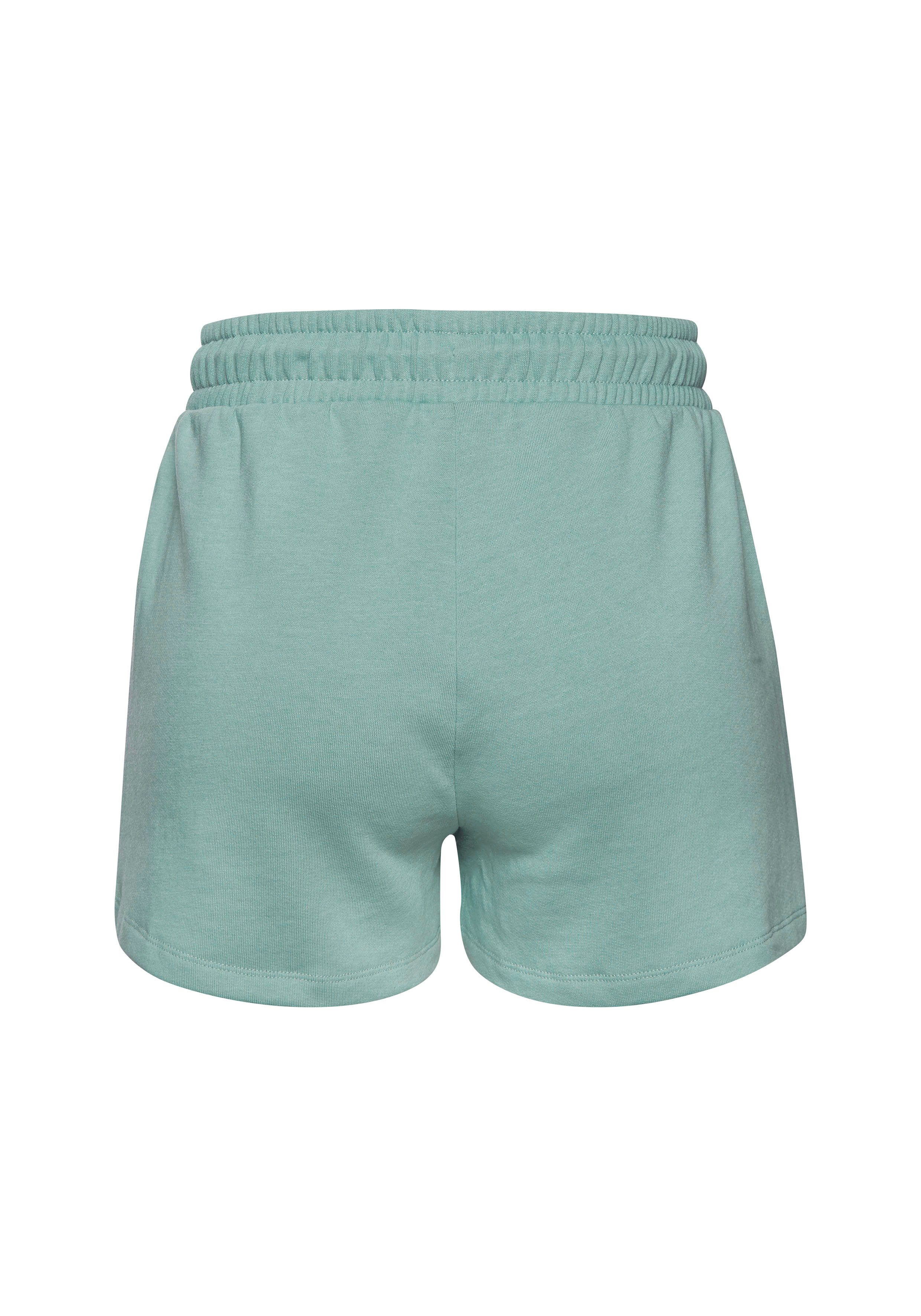 Buffalo Sweatshorts Loungeshorts mit seitlichen Taschen und kleinem Print, Loungewear